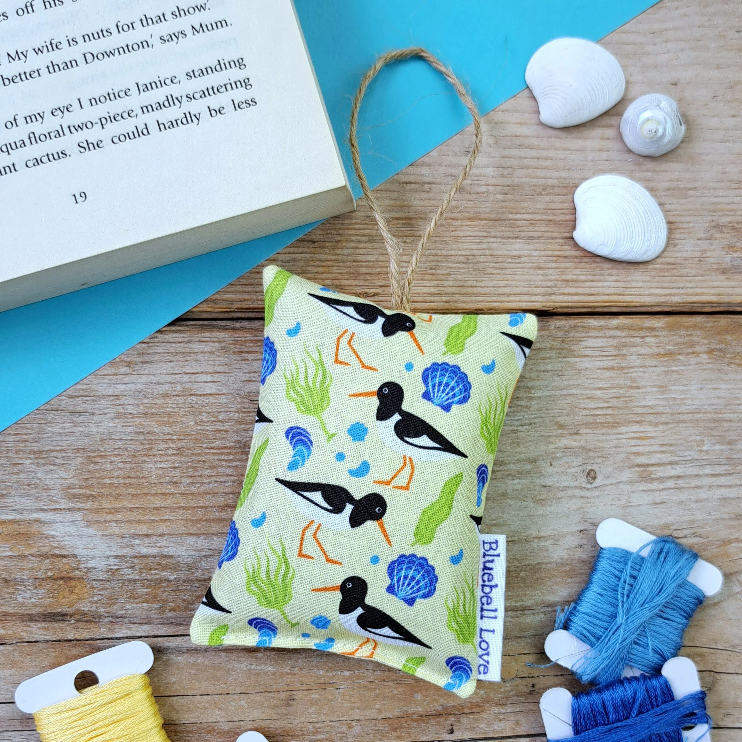Oyster catcher Lavender Bag 2.jpg
