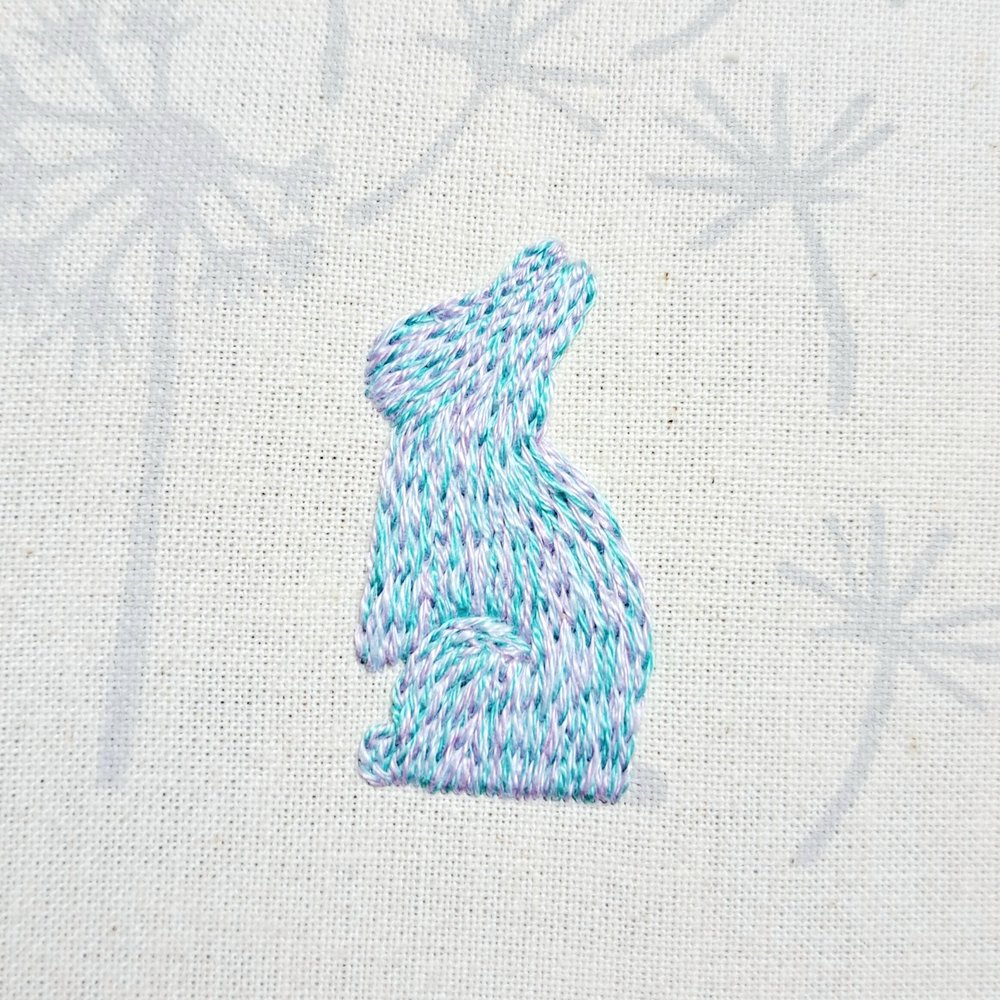 Rabbit Spring Embroidery — Bluebell Love