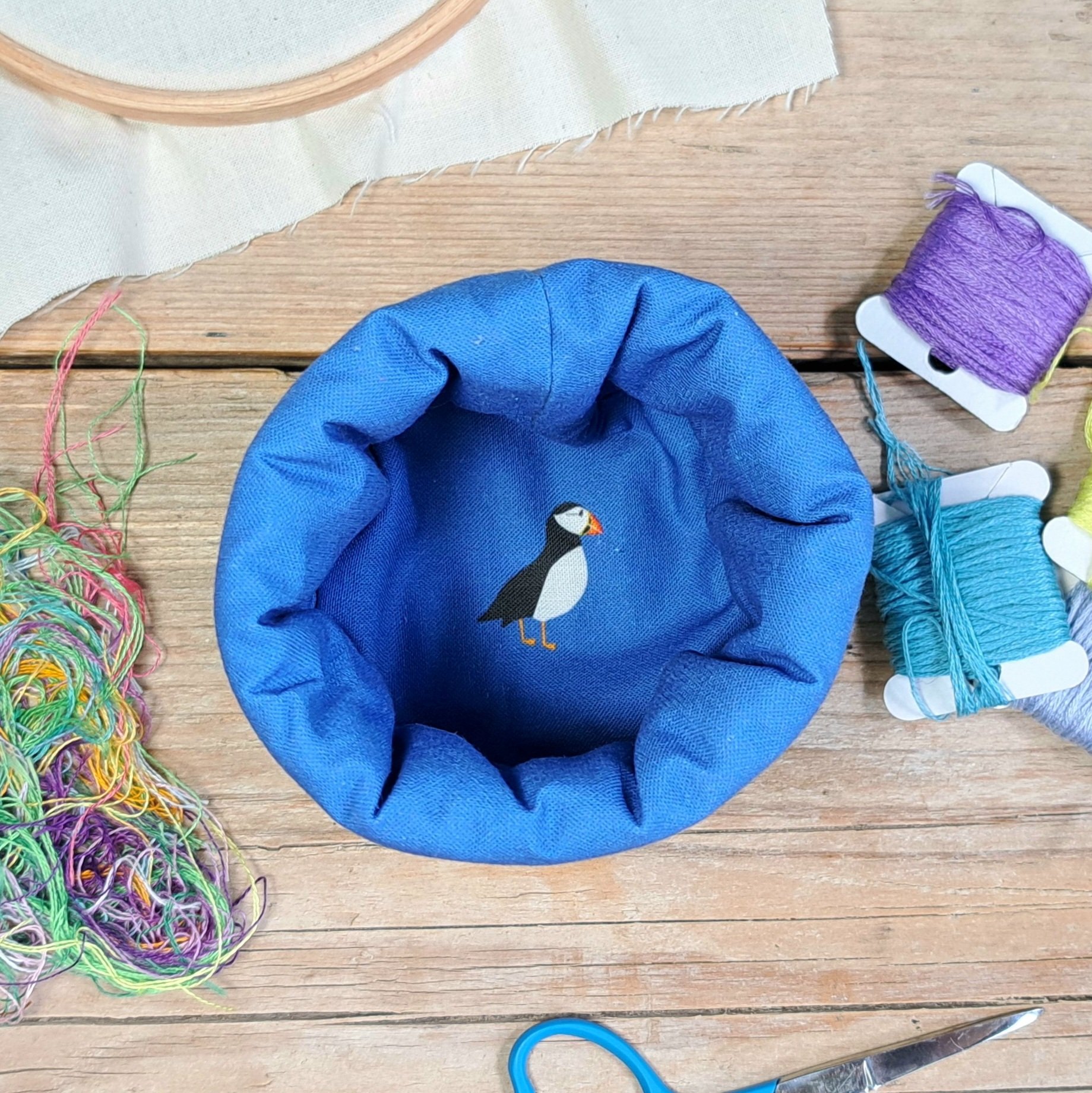 Thread Catcher Basket Puffin DB4.jpg