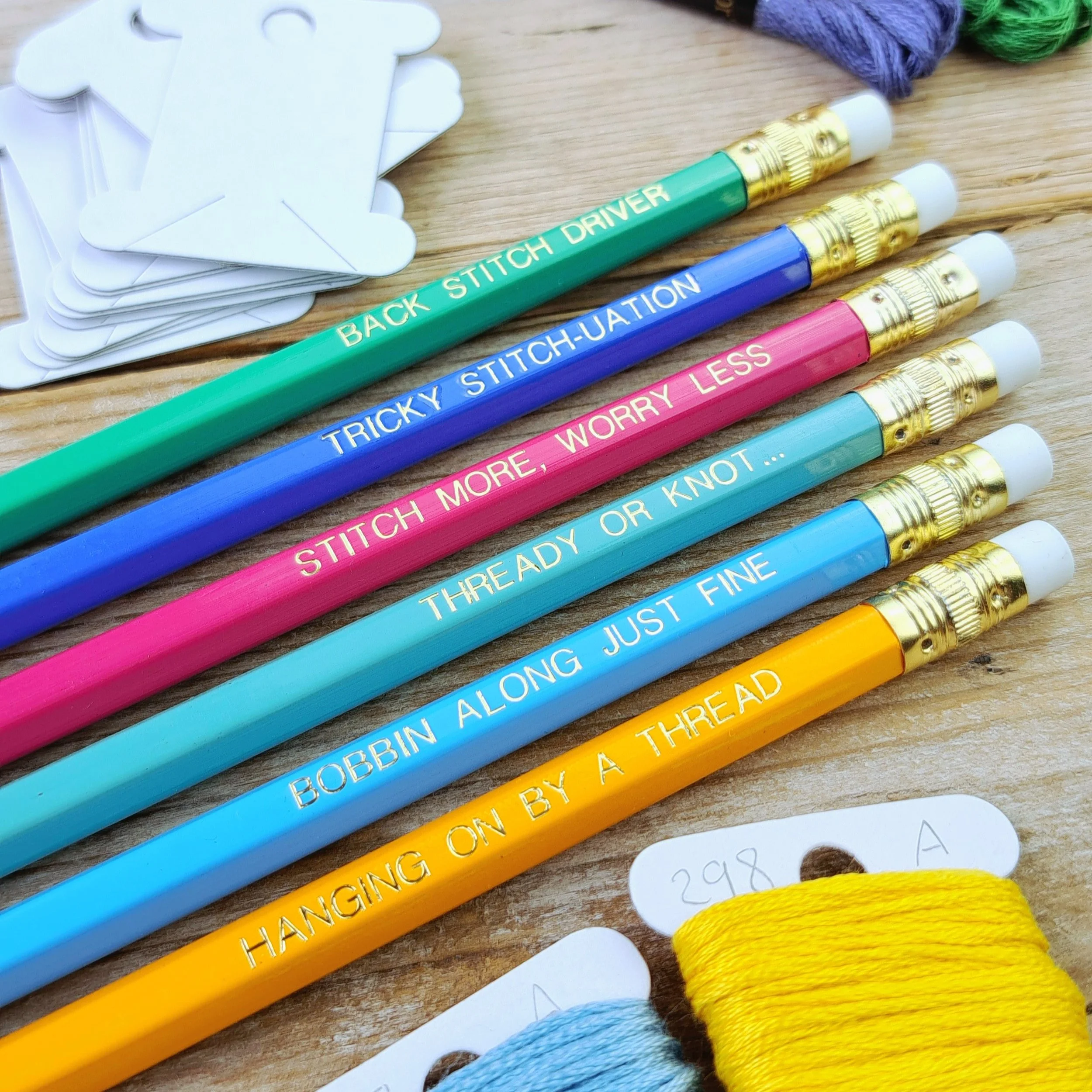 Mix & Match - Set of 3 Stitchy Pencils