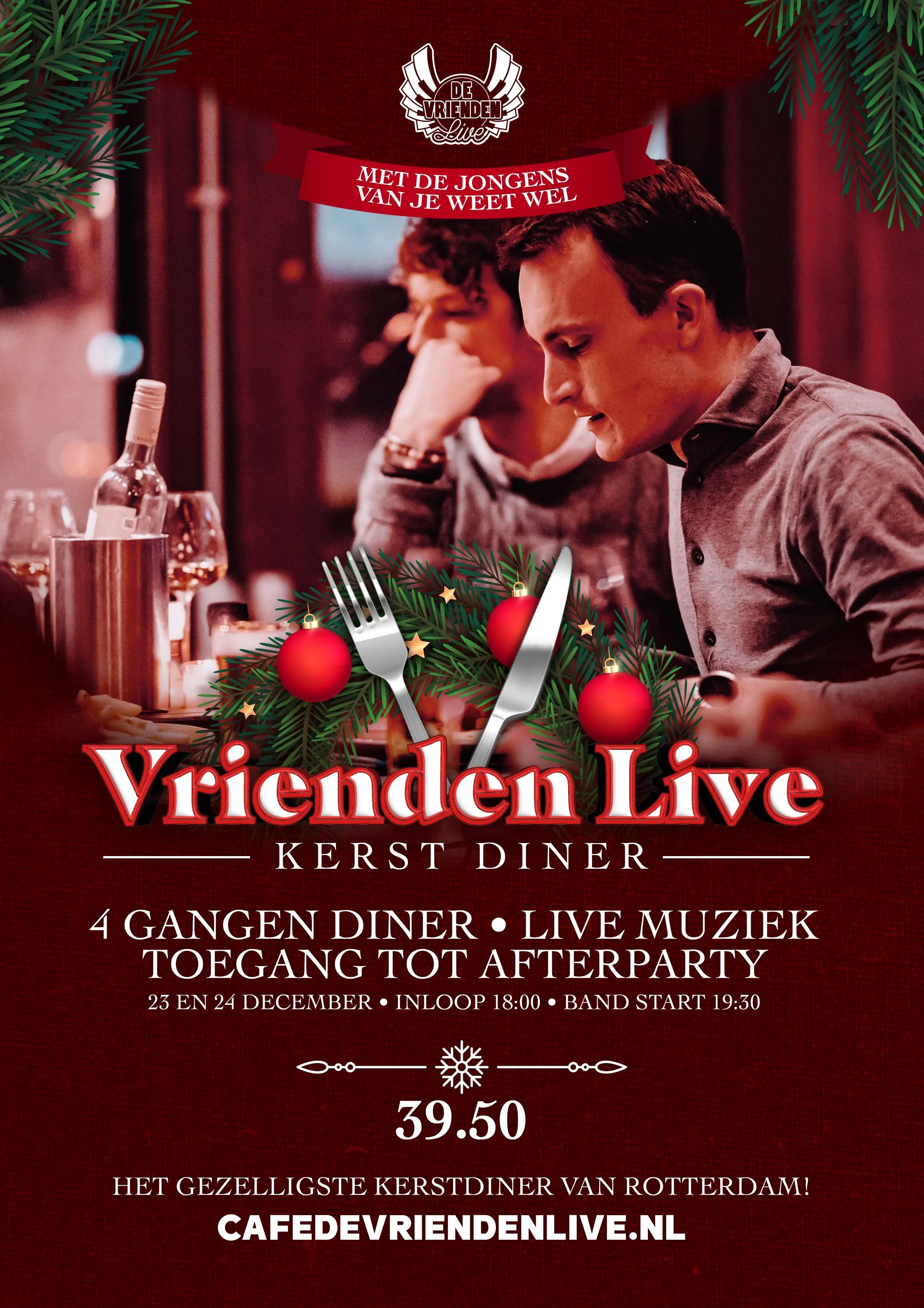 De Vrienden Live Kerstdiner Kerstavond Editie — De Vrienden Live