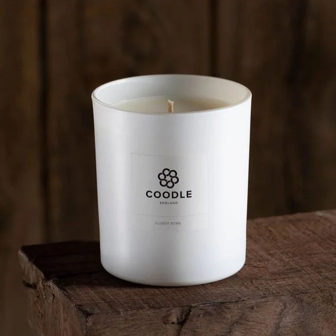 Floral candles don't get any better than this explosive Flower Bomb