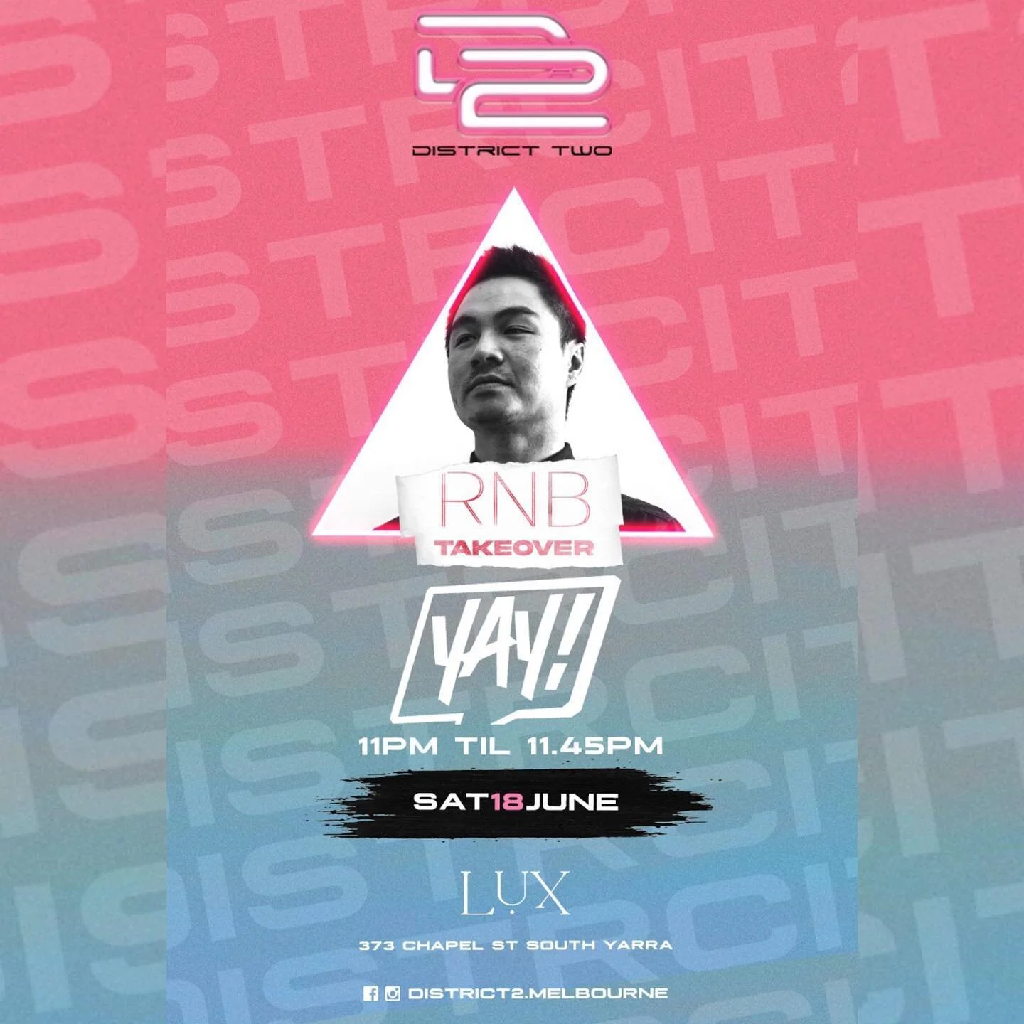 Digging crates from 11PM to 11:45PM this Saturday!! 📀💿🪩 @district2.melbourne