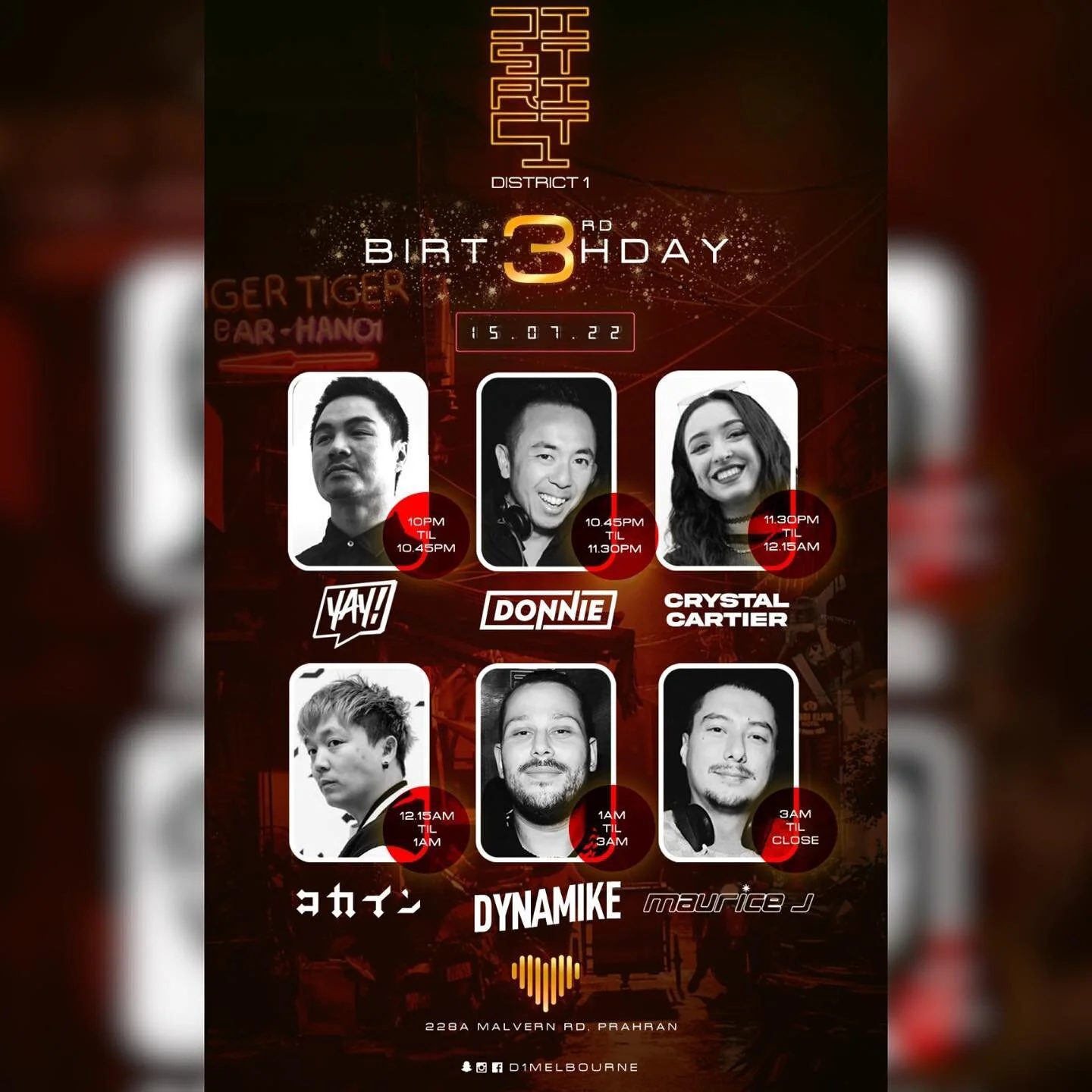 @d1melbourne 3rd birthday!! With a Vietnamese theme! 🇻🇳🎂🥳🎉🎊