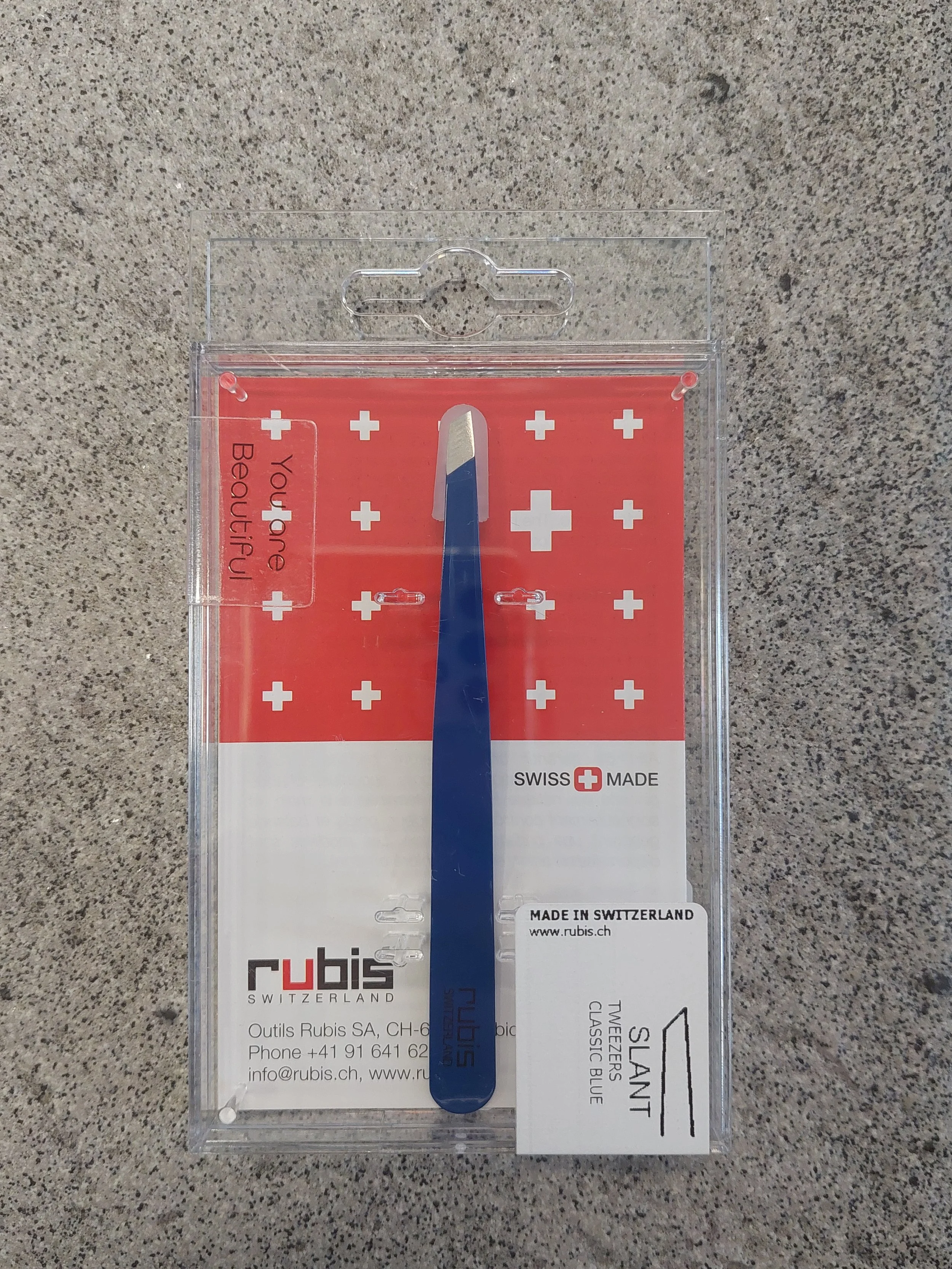 Rubis Pinzette Dunkelblau