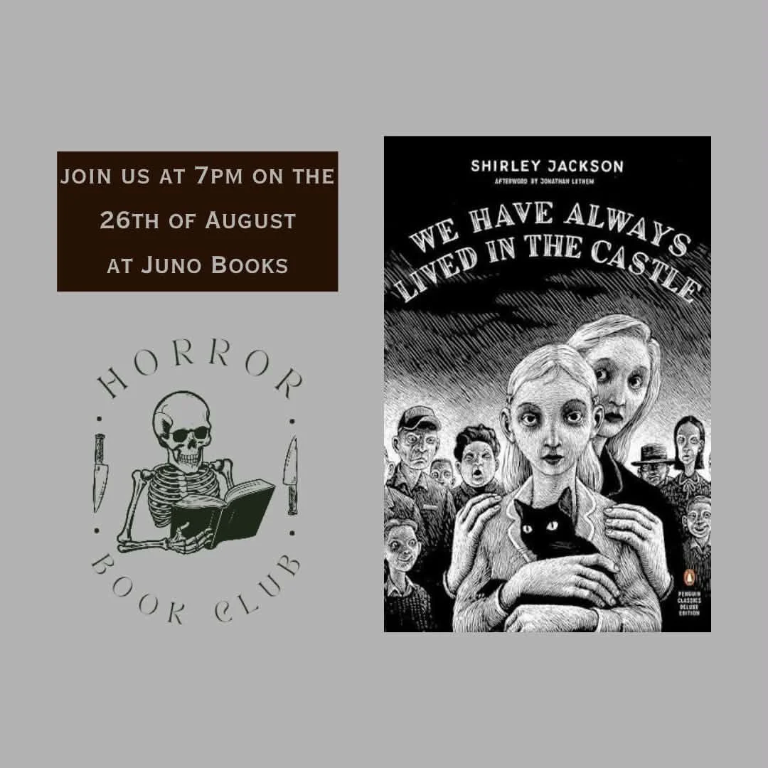 Horror Book Club 26th August: We have Always Lived in the Castle