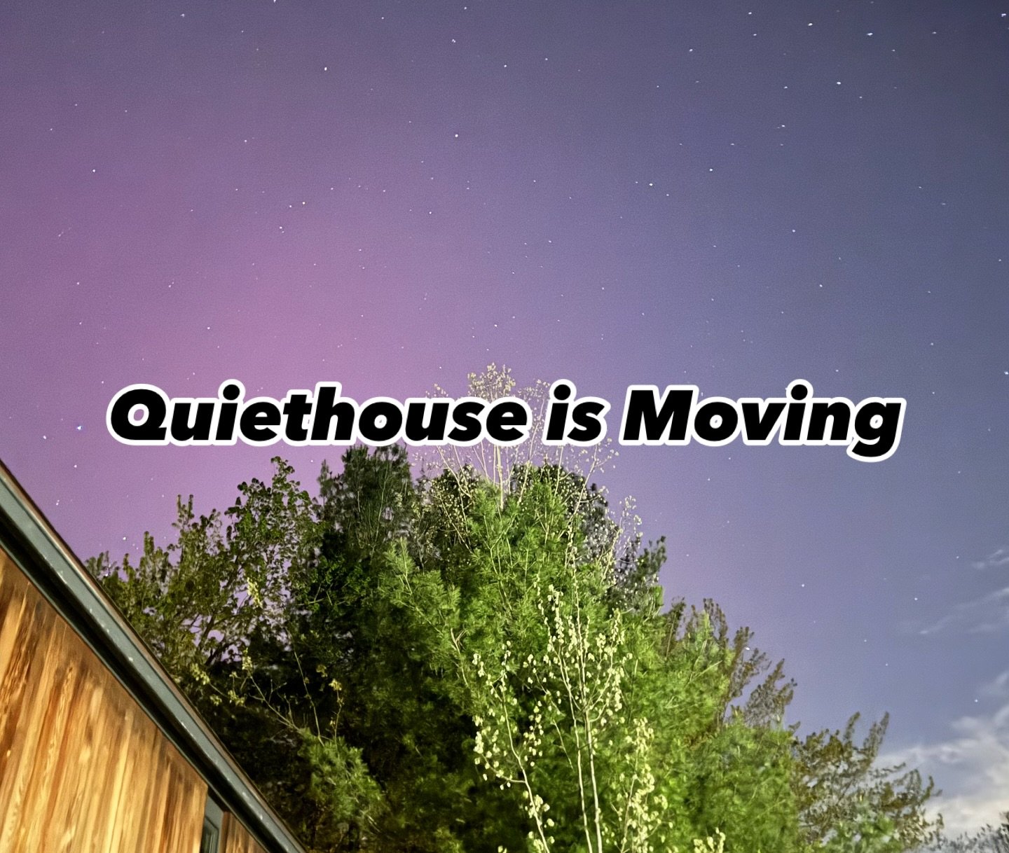 Quiethouse is moving to a new location this week. New space, new setup, new plans, same Dereck you know and love. I&rsquo;m really going to miss this space and all the amazing music we engineered here together. But the new place is much more accessib