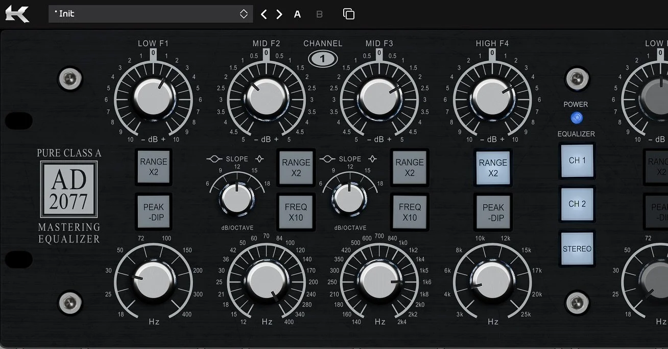 This @kazrog Avalon EQ has a real vibe to it. Very smooth! Although the Avalon EQs in the console at Sear are custom, I feel the connection in the sound. Fantastic EQ plugin for mastering.