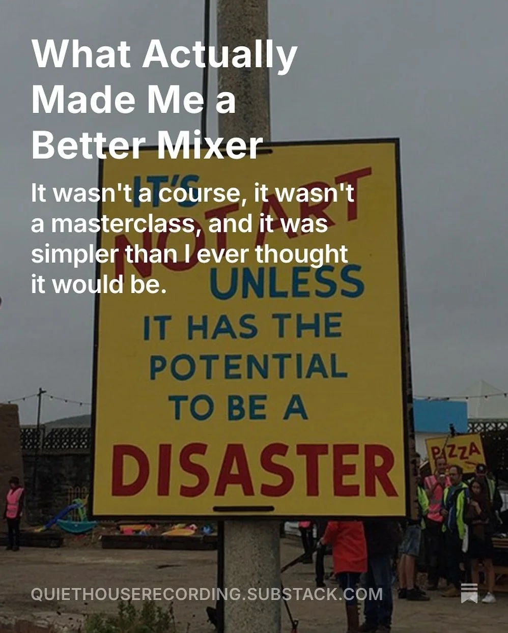 It&rsquo;s November and I&rsquo;m going to be writing a LOT more. Today&rsquo;s brain dump is at quiethouserecording.substack.com. Link in bio!