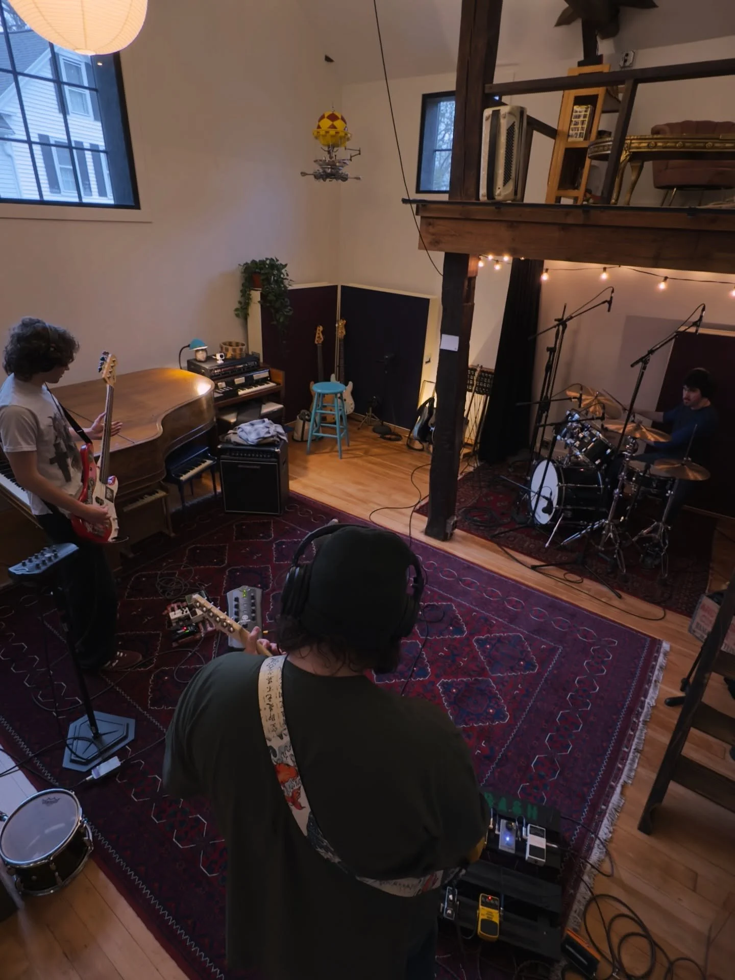 Great session with @couchcrash at @wondersmithaudio yesterday! 10 songs tracked and stacked, happy birthday Joey!