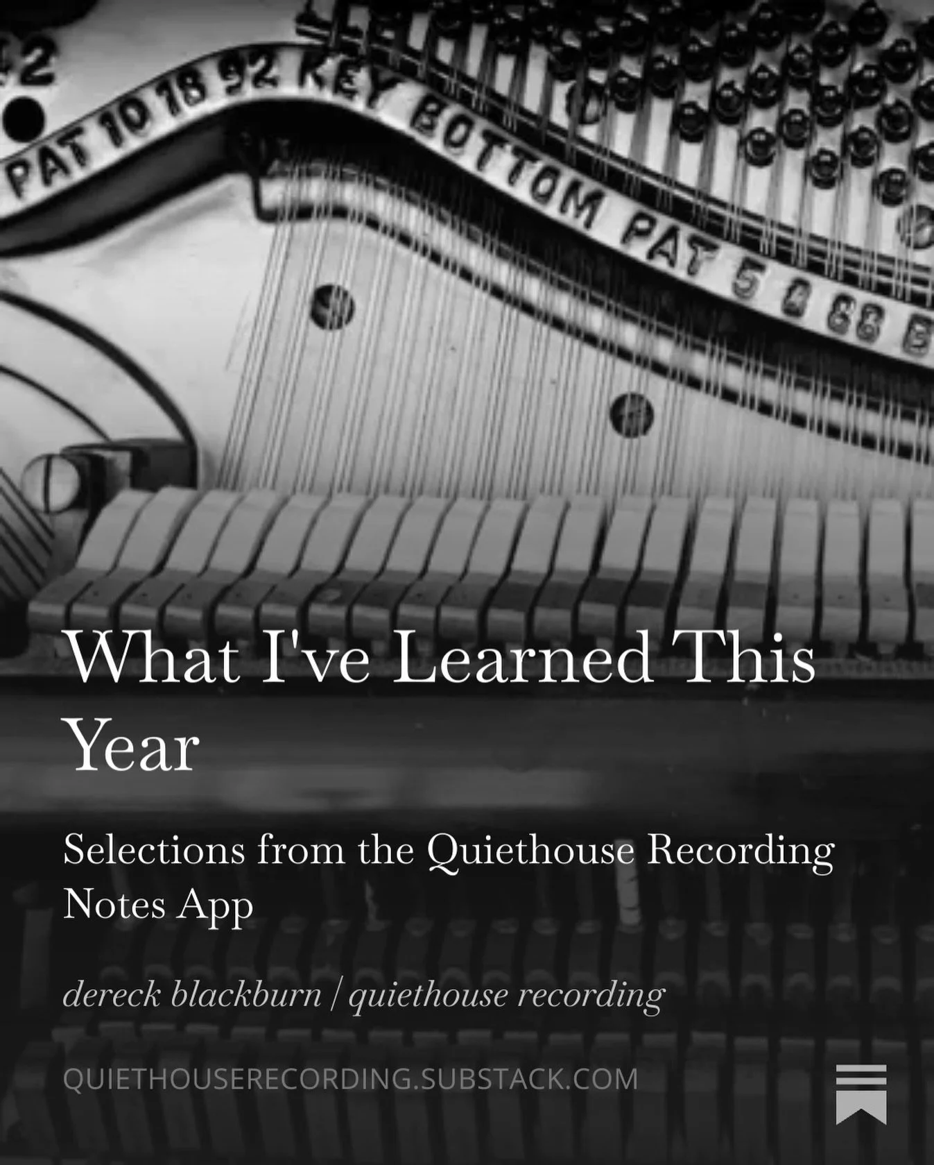 Here&rsquo;s a list of things I wrote in my notes app this year. I didn&rsquo;t come up with all of these, many of them are things I distilled from interviews, discord conversations, making daily schedules, getting up early, and staying out late. I h