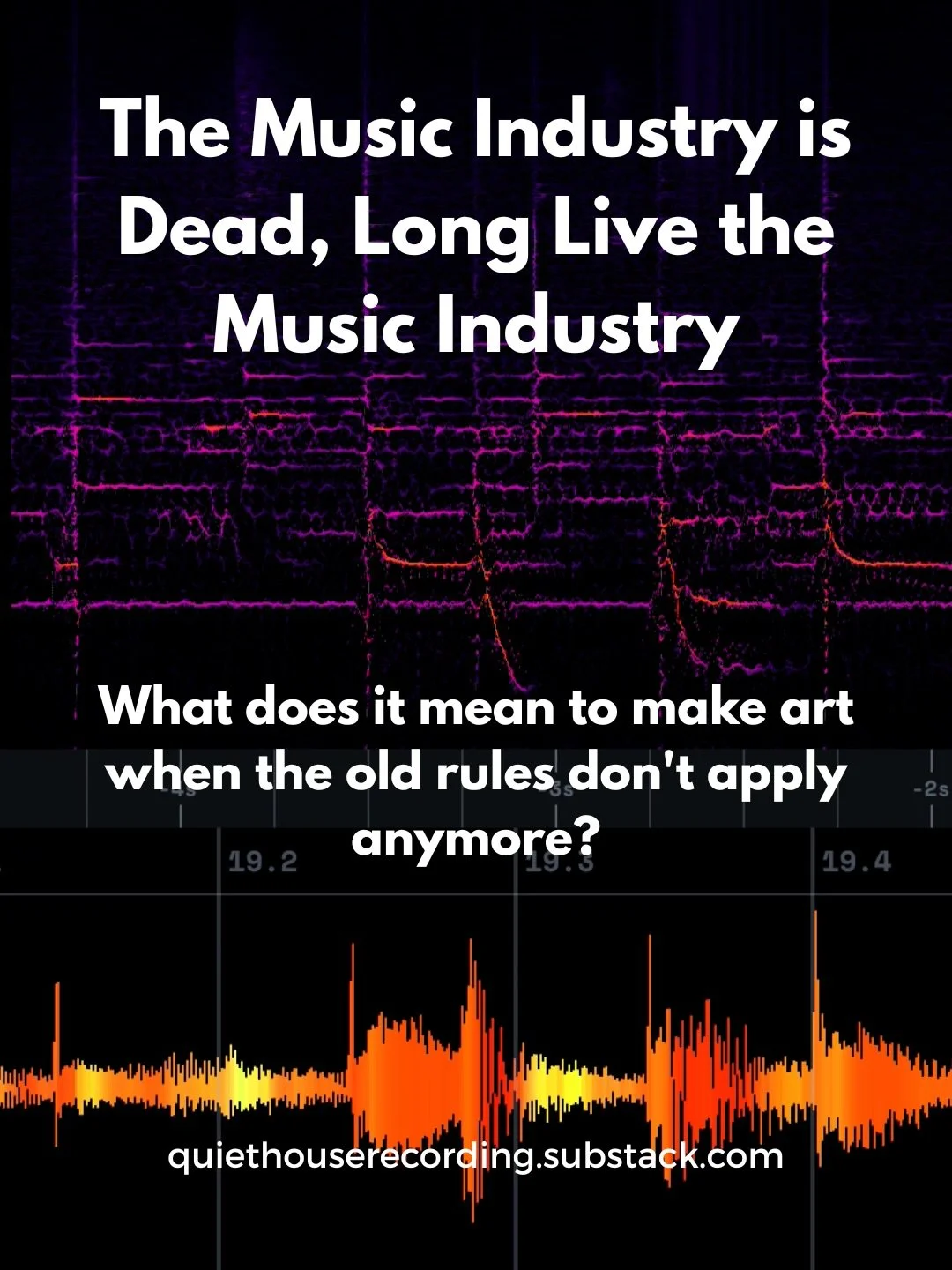 quiethouserecording.substack.com - my weekly post is up now, link in bio. #musicindustry isn&rsquo;t gone, it&rsquo;s just optional now.