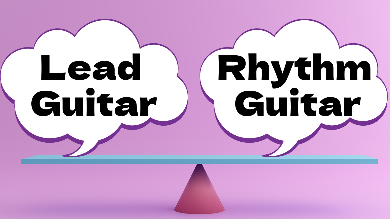 Lead vs rhythm guitar