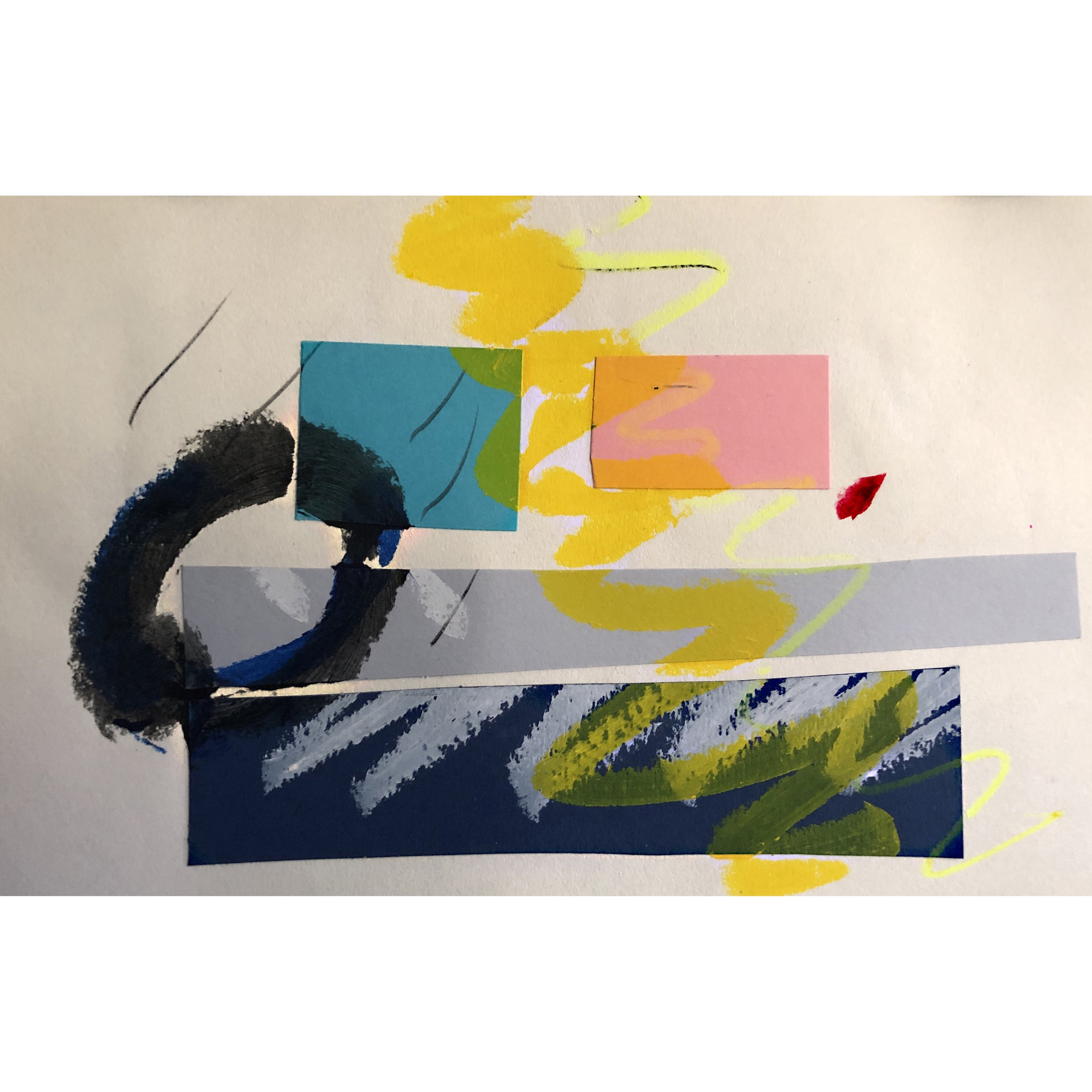 MAJORCA COLLAGE (BLACK INFLATABLE)