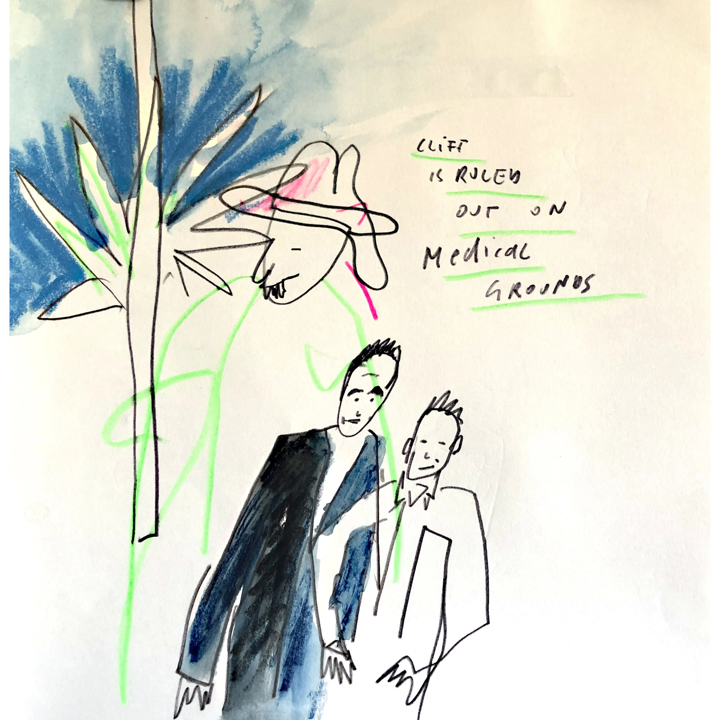 CLIFF IS RULED OUT ON MEDICAL GROUNDS (AND & DEC)