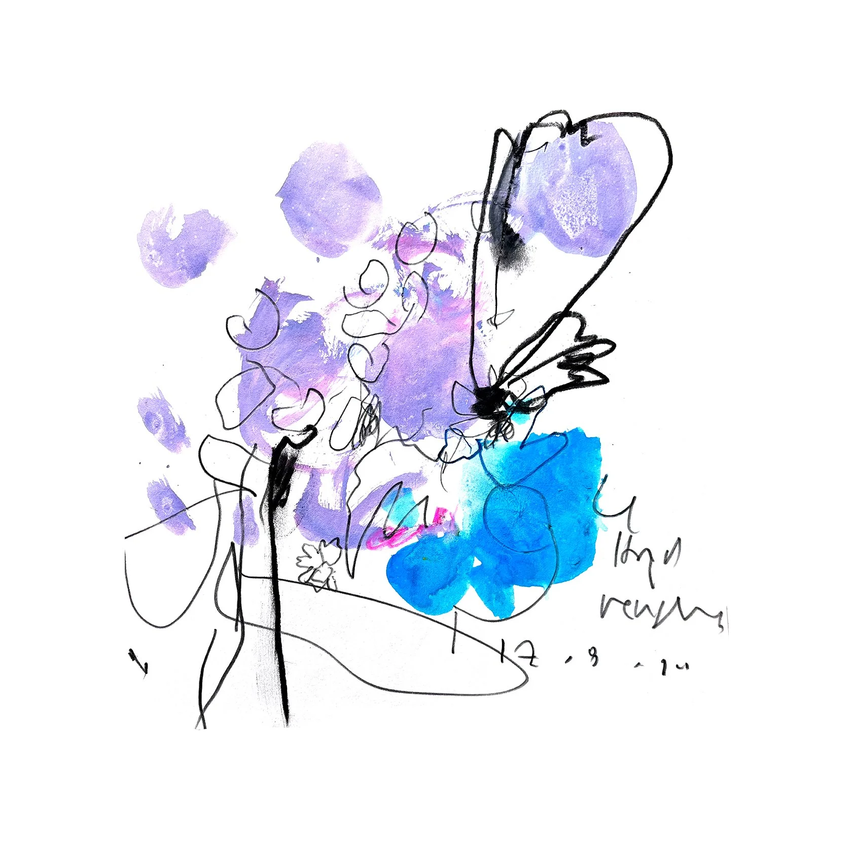 Hydrangeas Trebah Gardens 2 (Cornwall) (2021)