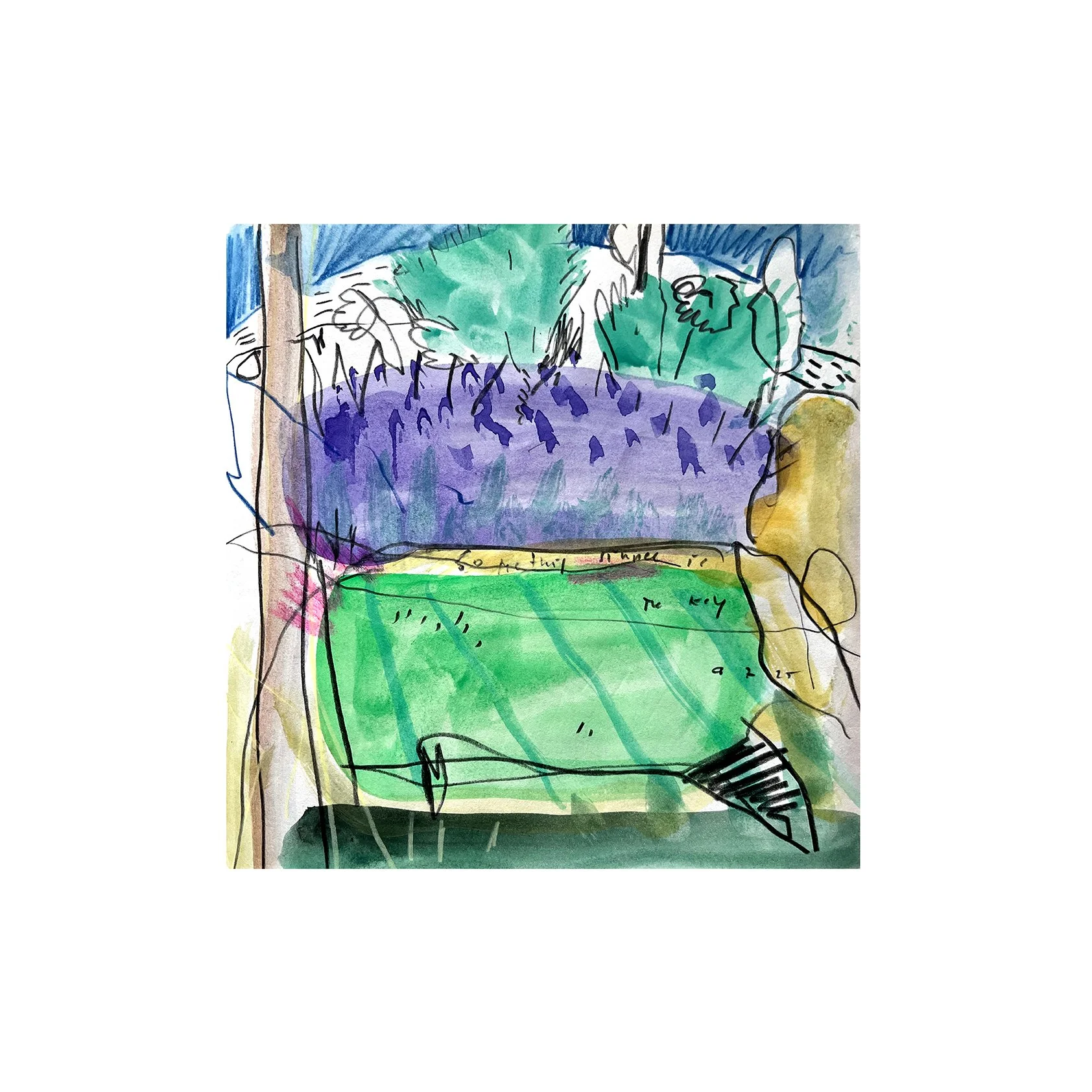 Something Simple Is The Key (Lavender And Pool) (Ventozelo, Portugal 2025)