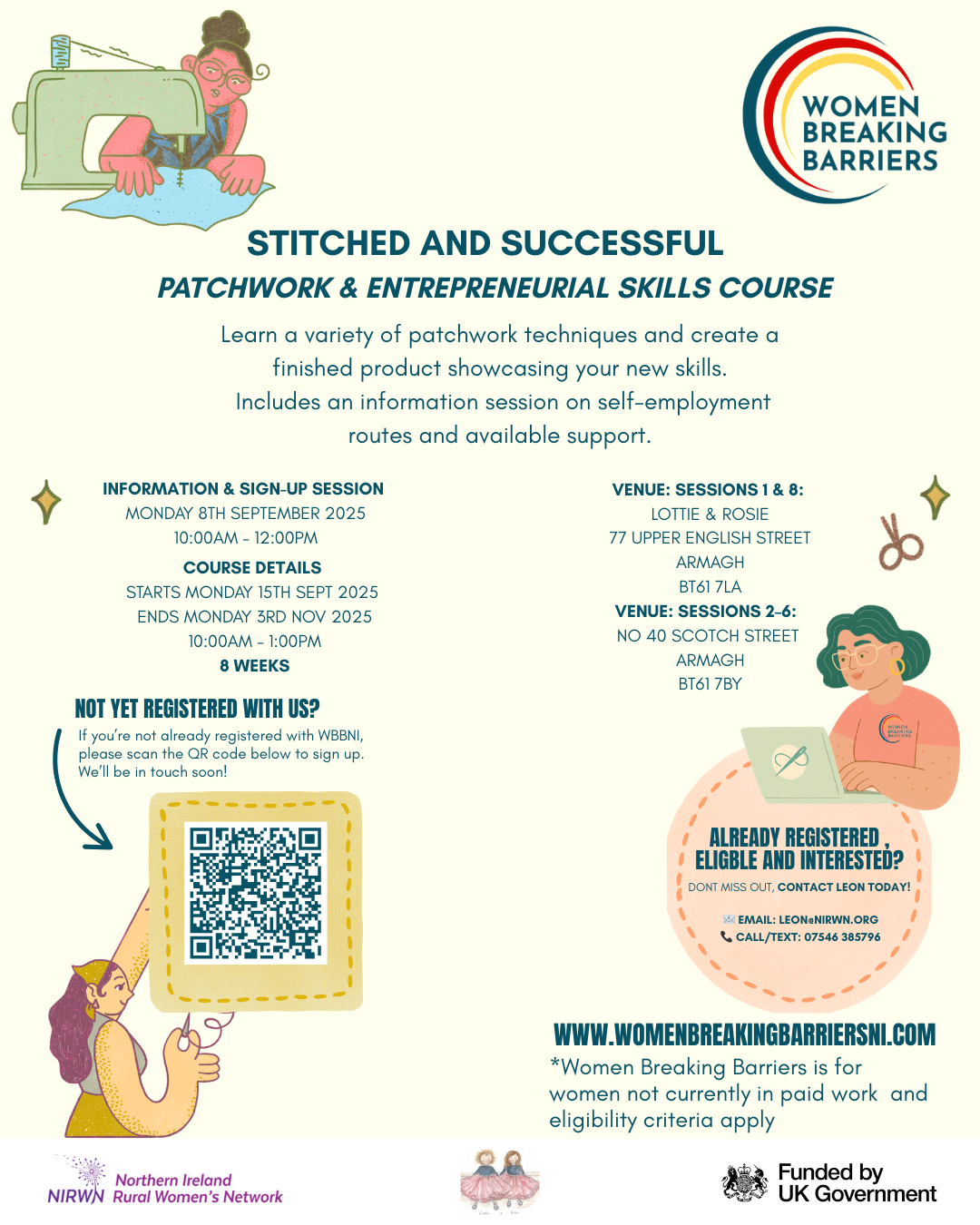 Stitched & Successful- Information Day