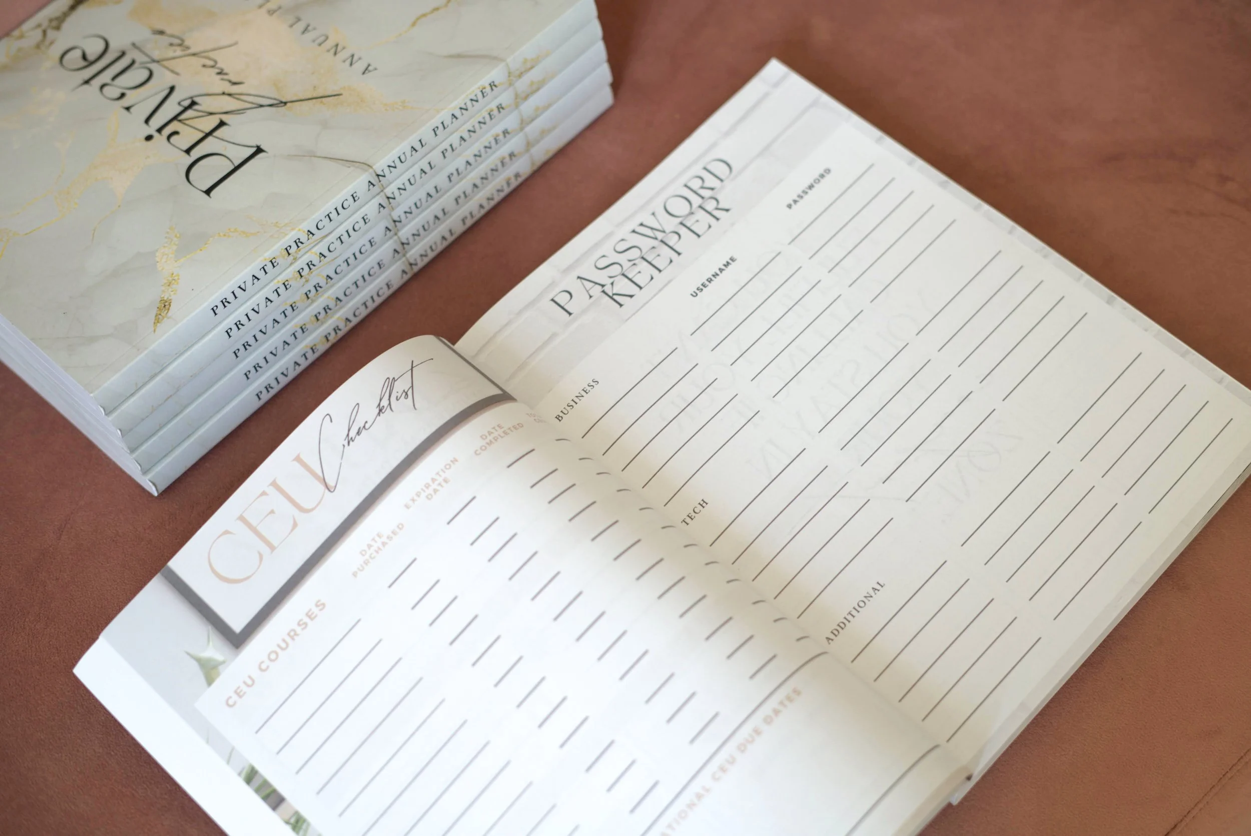 Annual Private Practice Planner- Undated