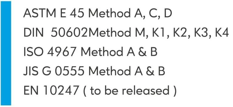PixelR Image Analysis Inclusion Rating in Steel