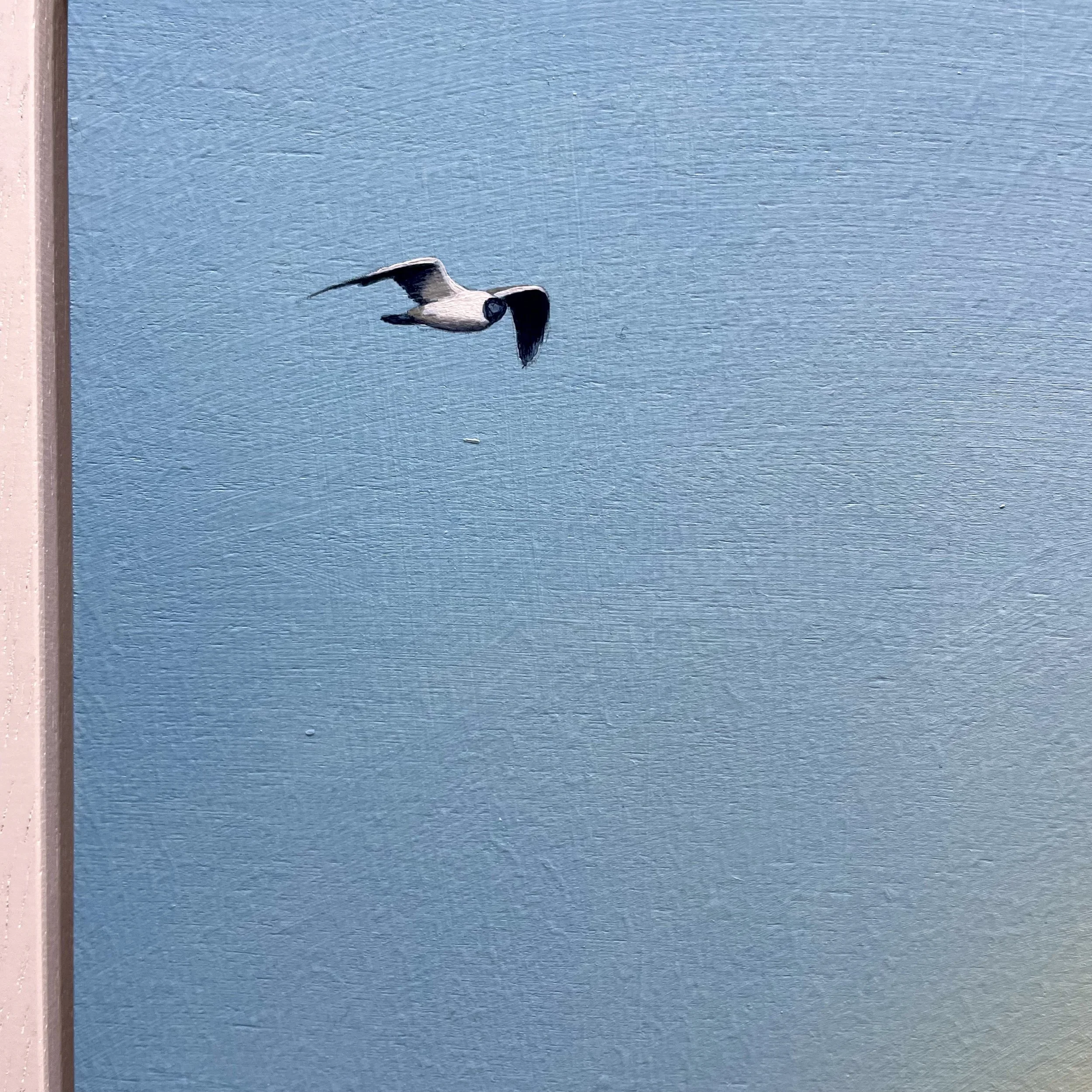 'Gull with Buoy & Post' detail