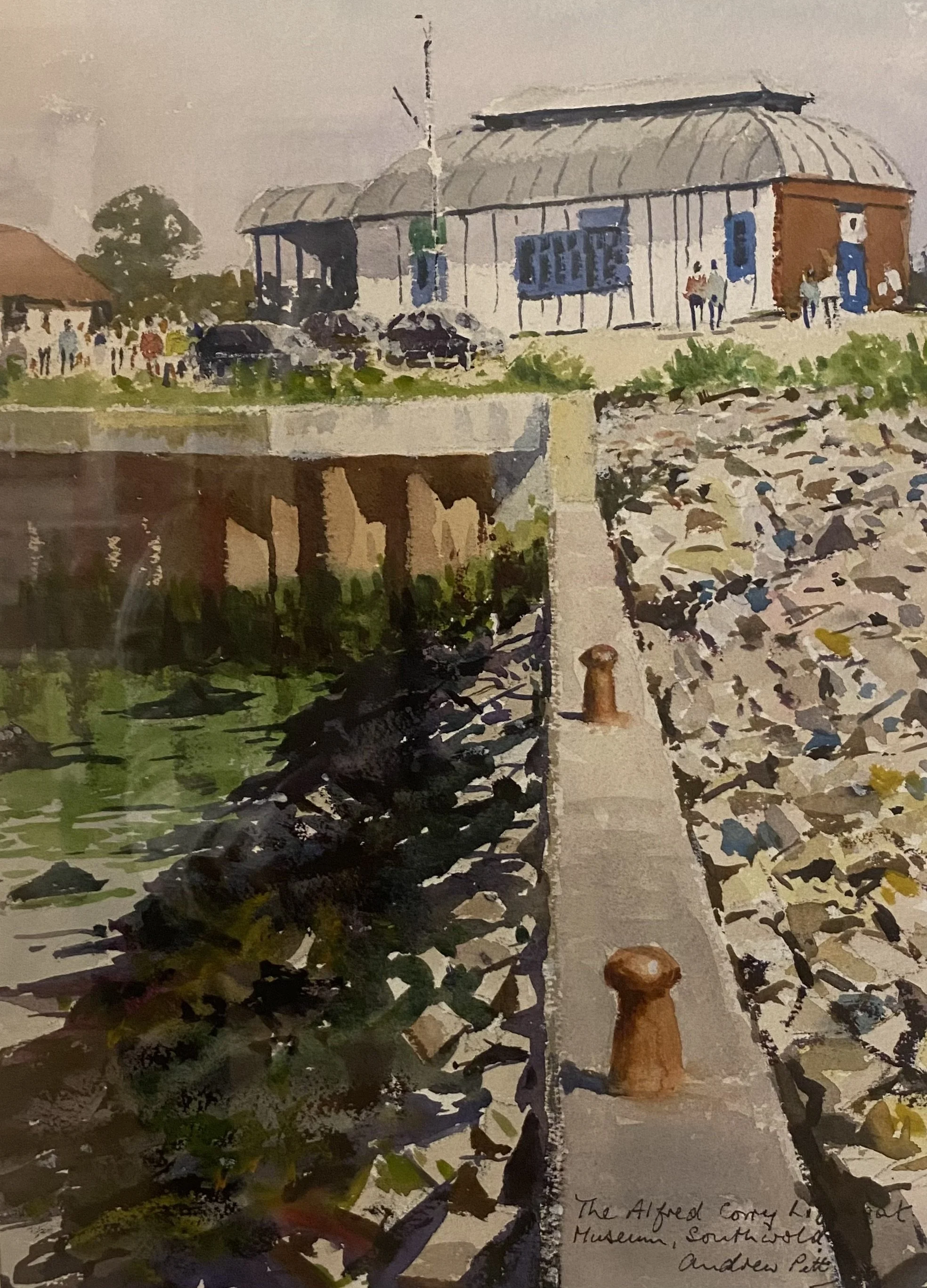 The Alfred Corry Museum, watercolour 43cm x 53cm framed £275