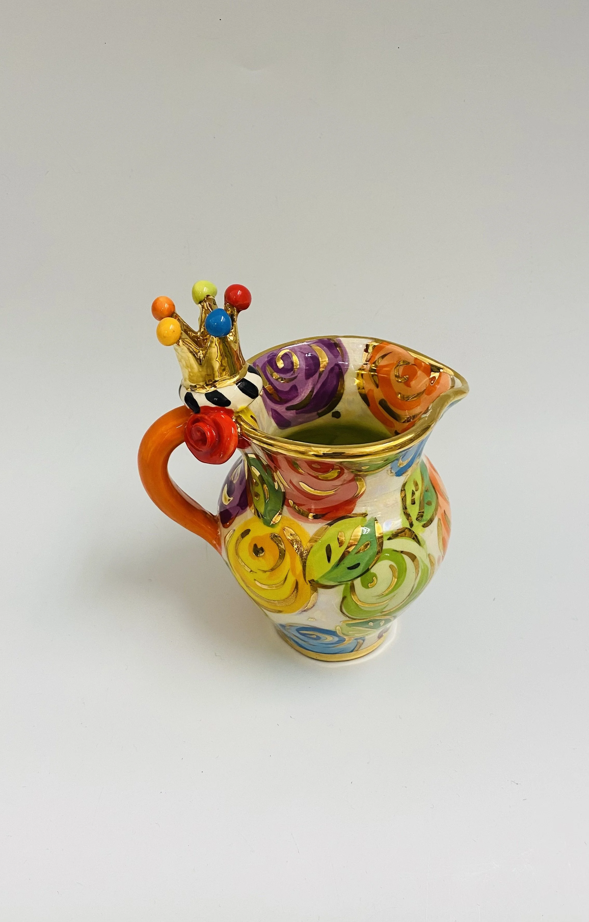 Small crown creamer jug D12cm H15cm £148.00