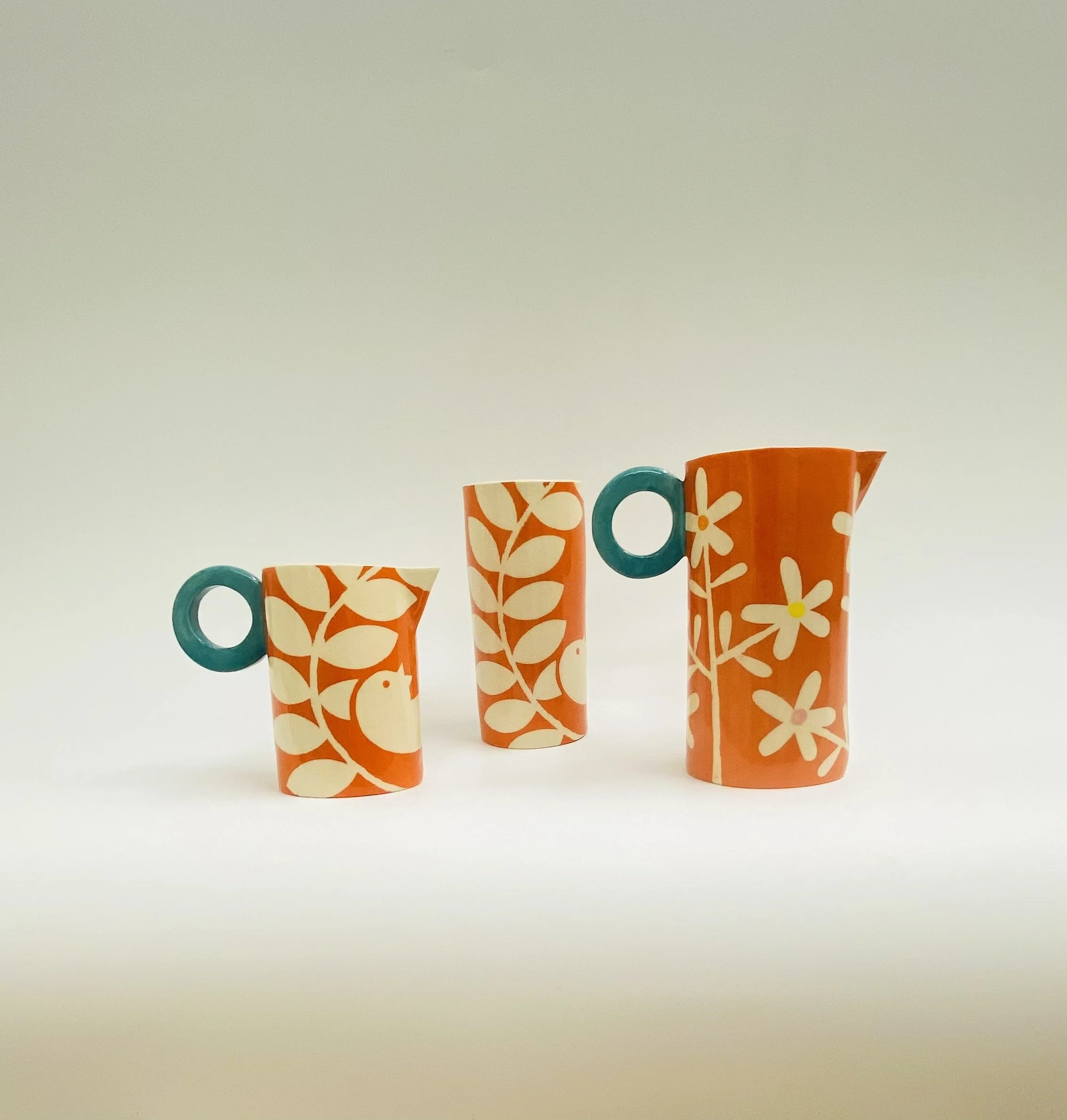 New collection of colourful ceramics for Autumn 2025, prices range from £30 to £72, please enquire for availability.