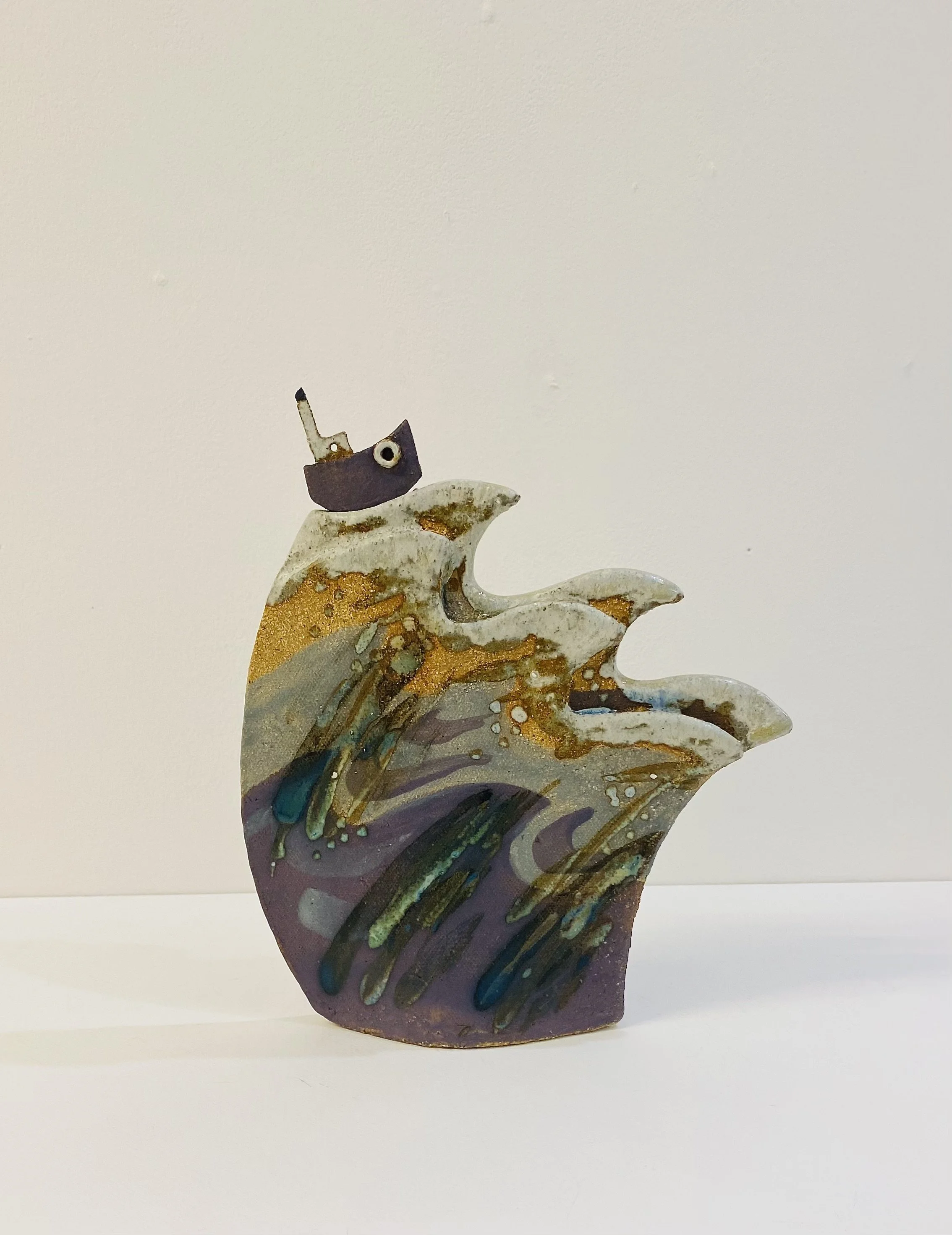 'Running for Cover' (TS6869) ceramic H24cm W20cm D6cm SOLD