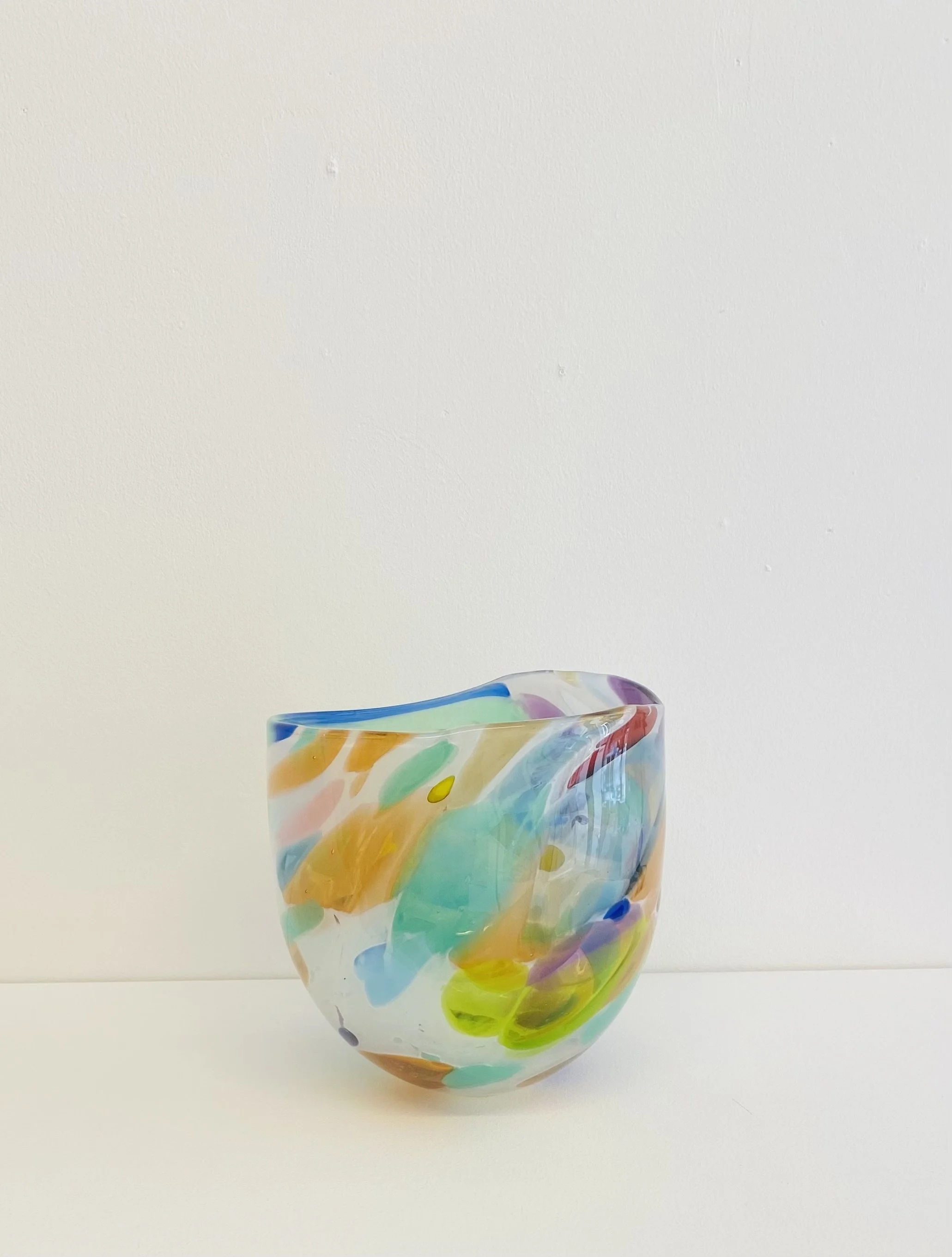 Hand blown glass vase H19cm D19cm £276