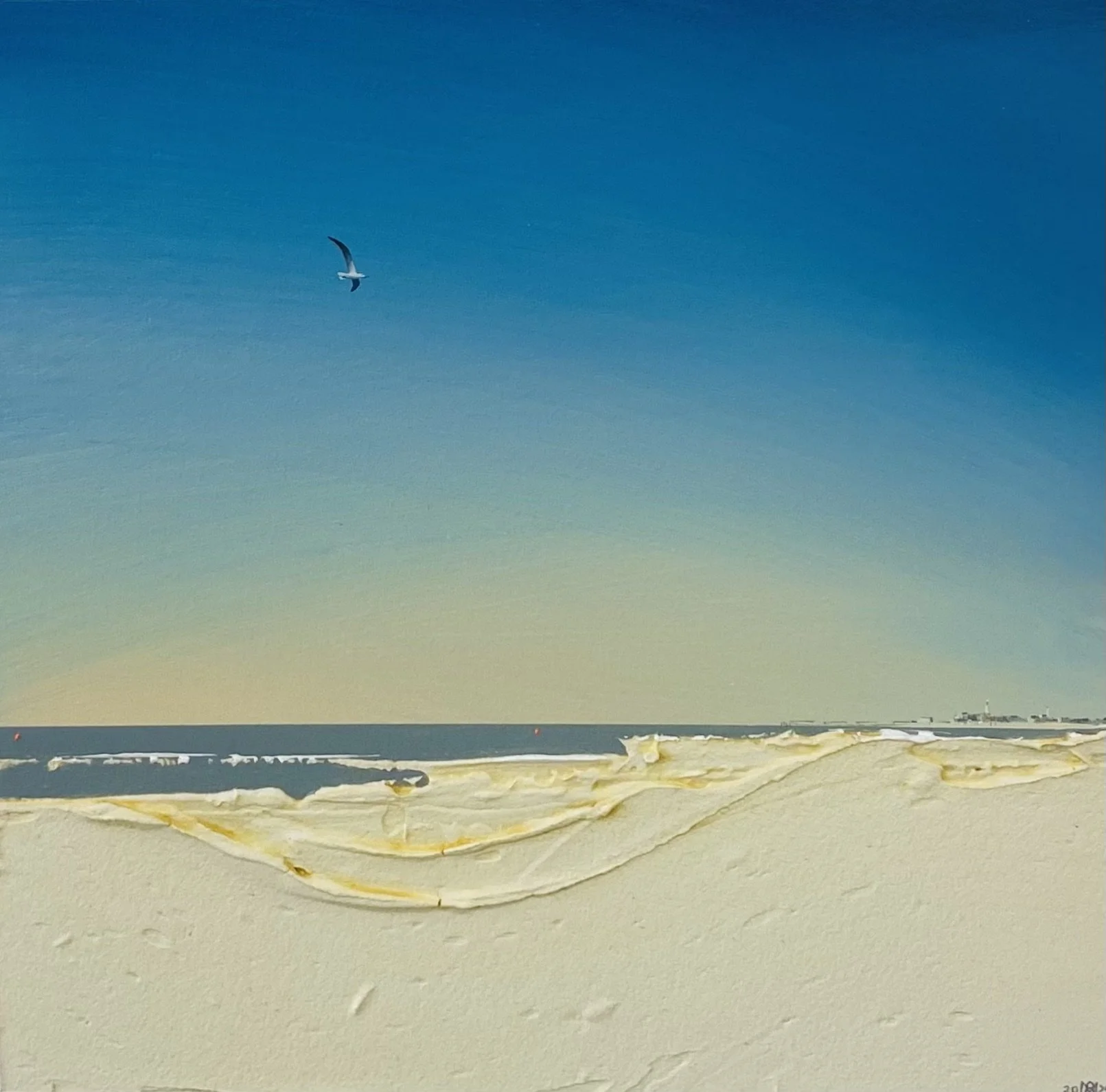 'Gull, Easton' acrylic on board SOLD