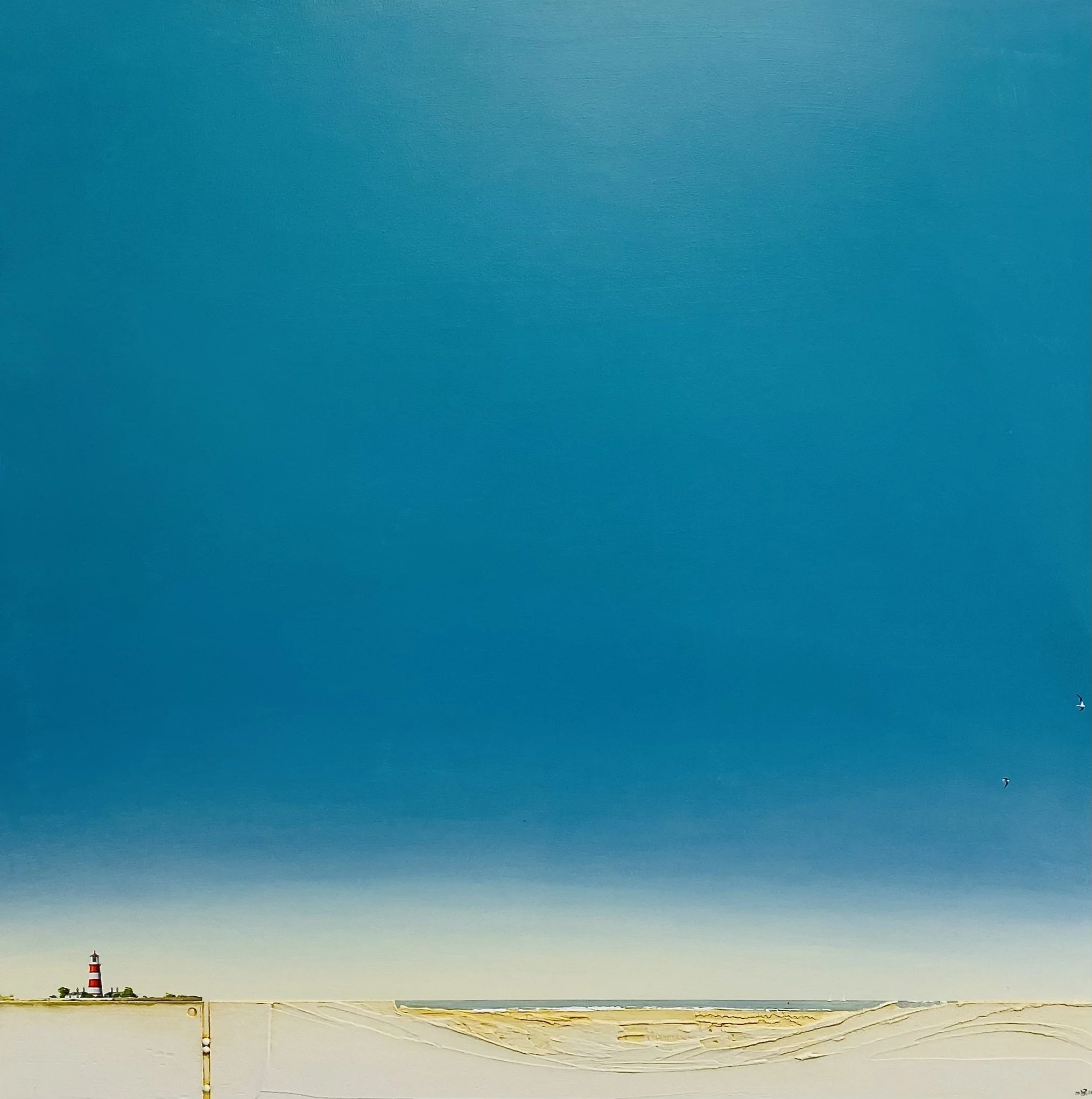 'Transient Light' acrylic on board 80cm x 80cm framed £1,950.00