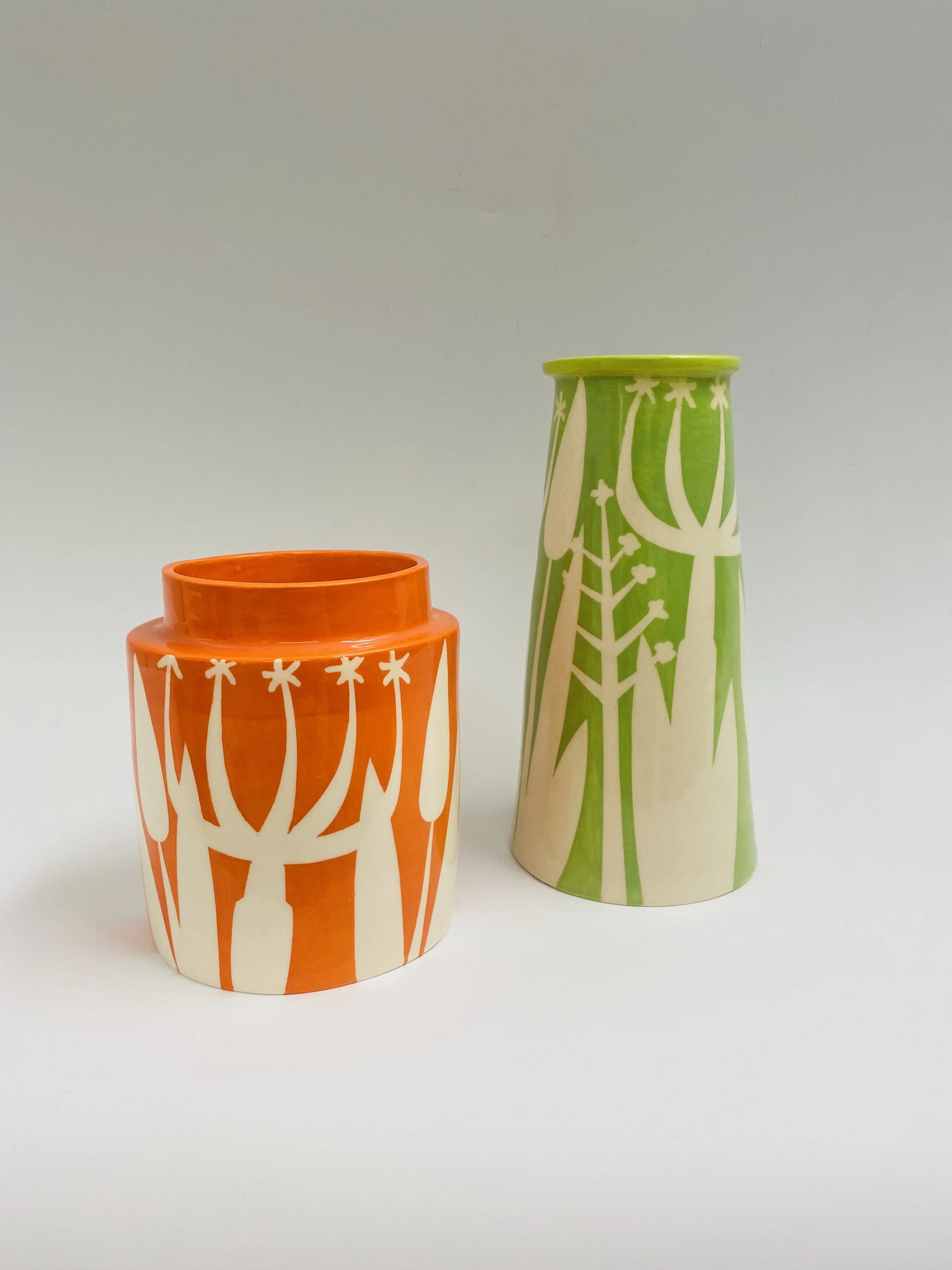 New collection of colourful ceramics for Autumn 2025, prices range from £30 to £72, please enquire for availability.