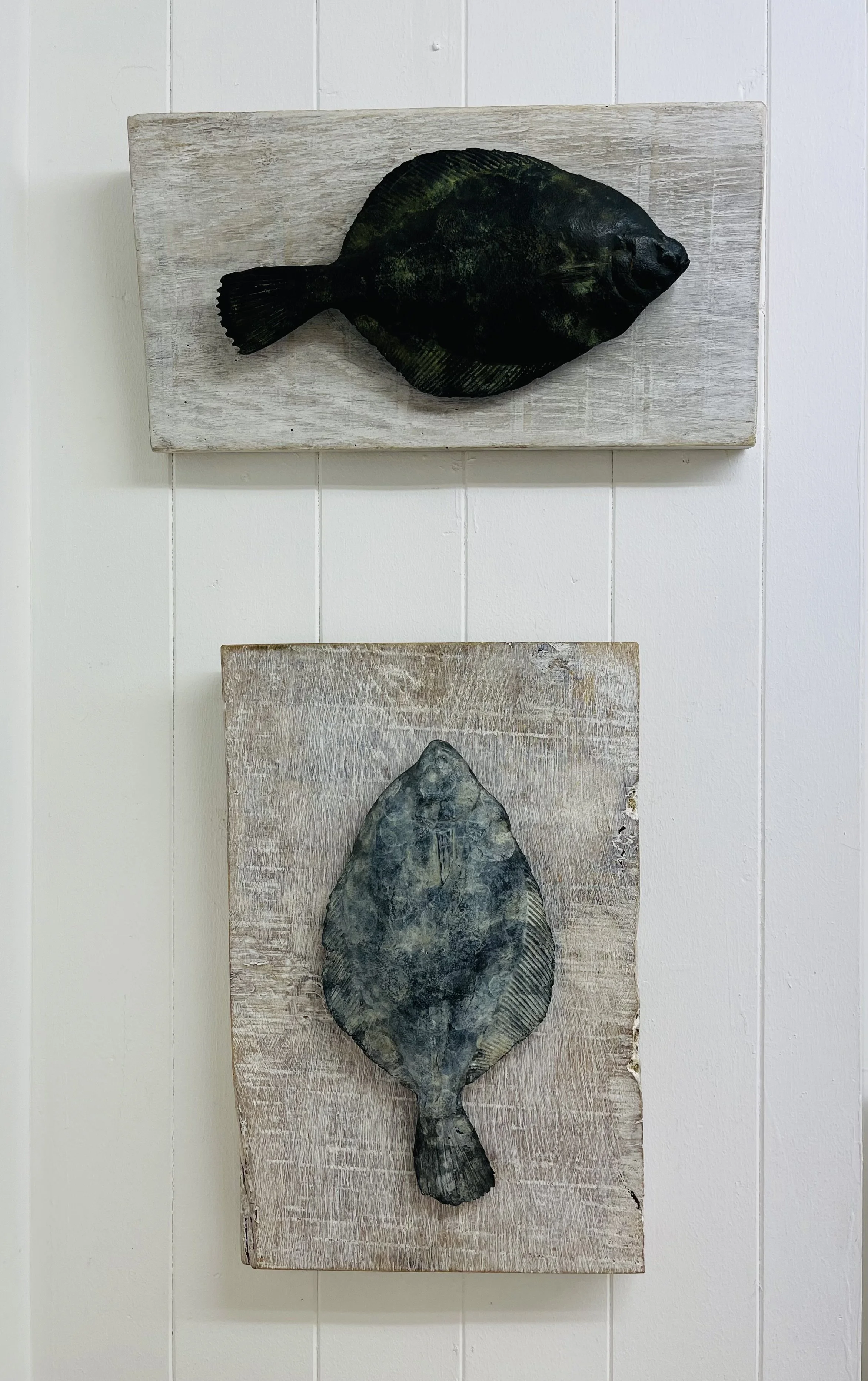 Thomas Alabaster Solid Bronze Cast Fish wall sculpture please enquire