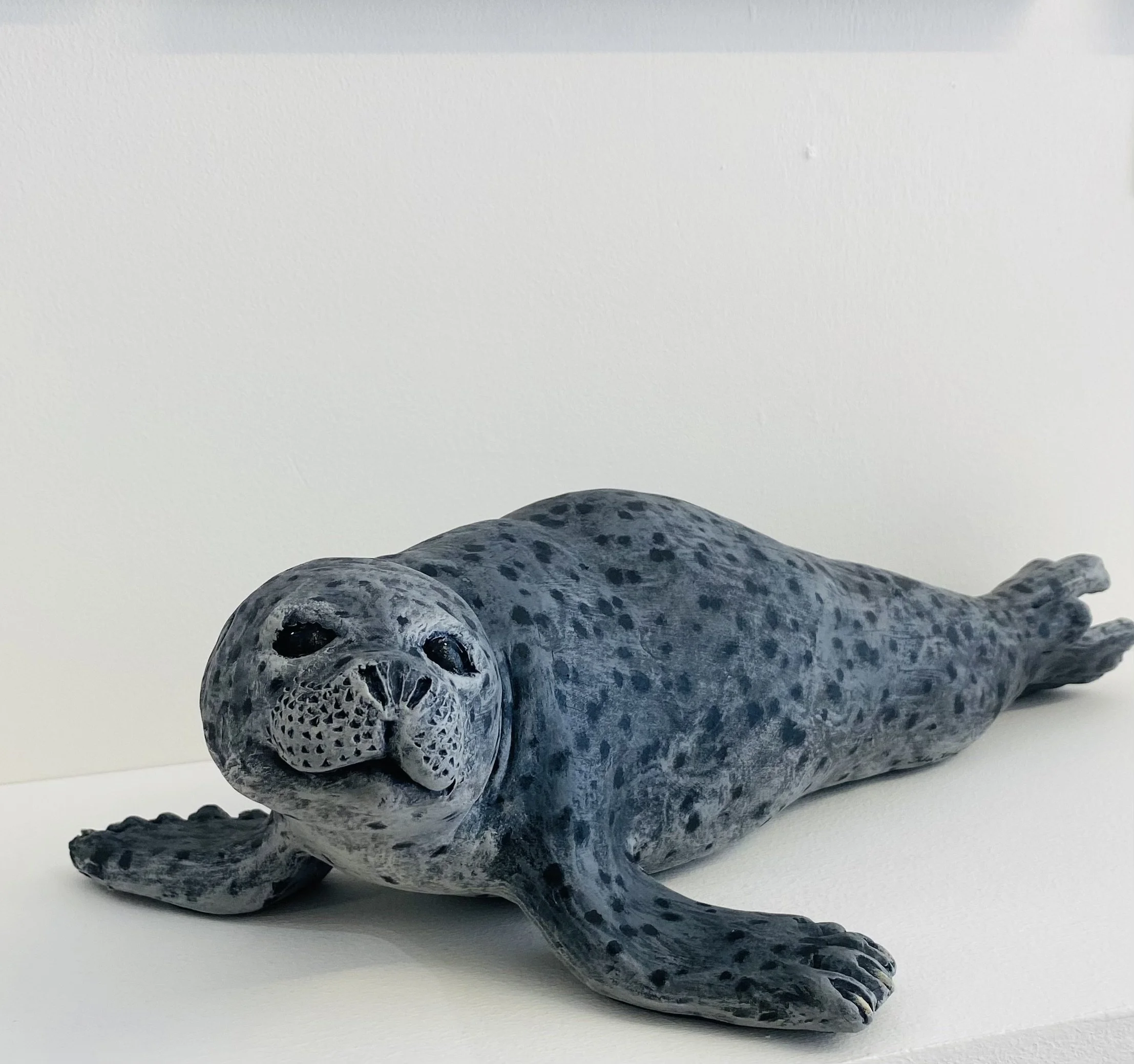 'Resting Seal' Julian Jardine, ceramic L50cm W30cm H12cm £495