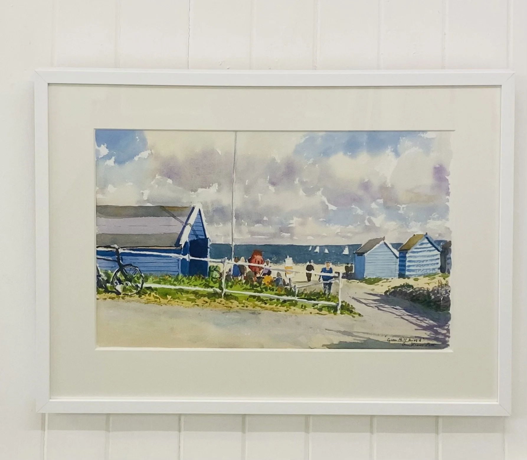 At Gun Hill Kiosk, framed