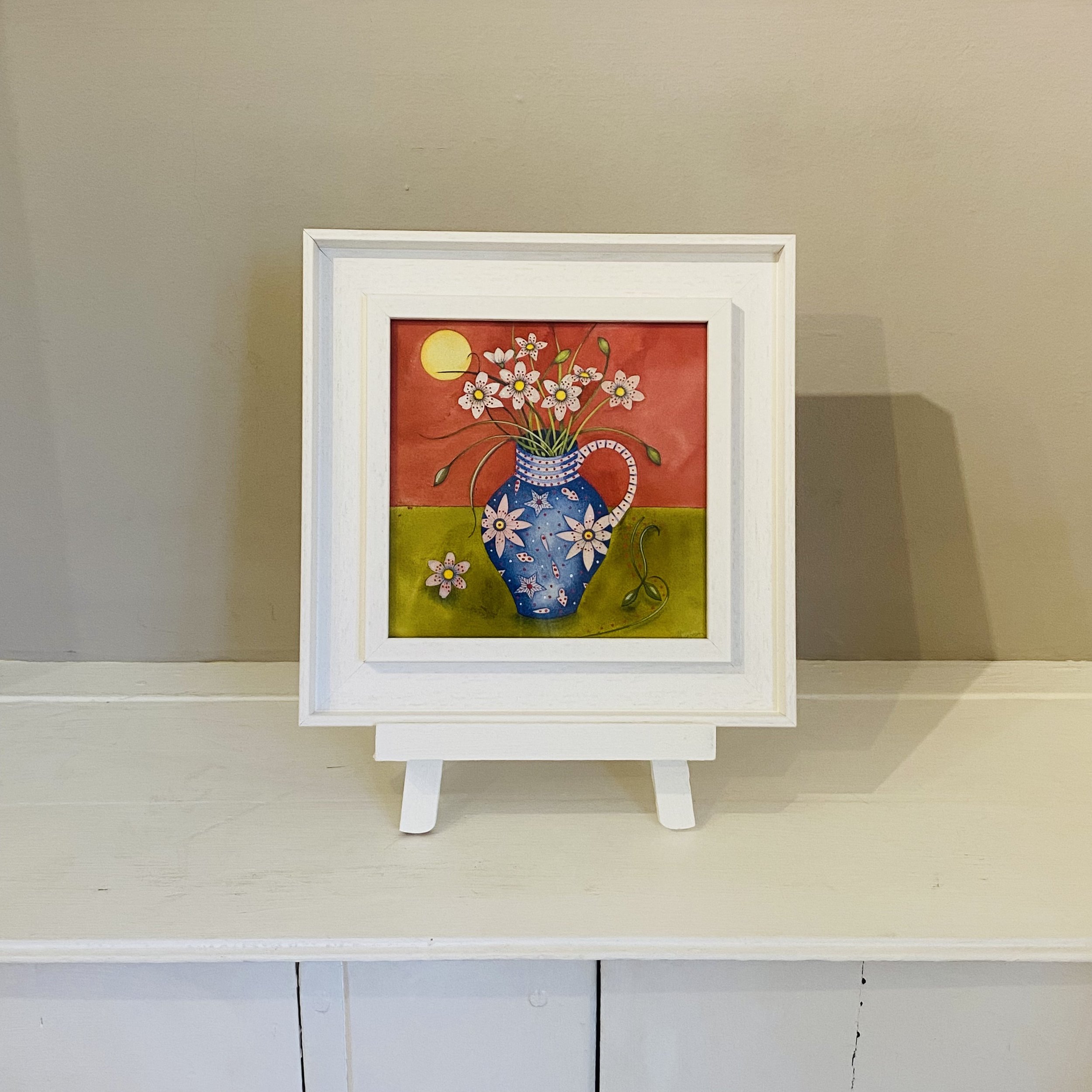 Still Life with Blue Jug on easel .jpeg