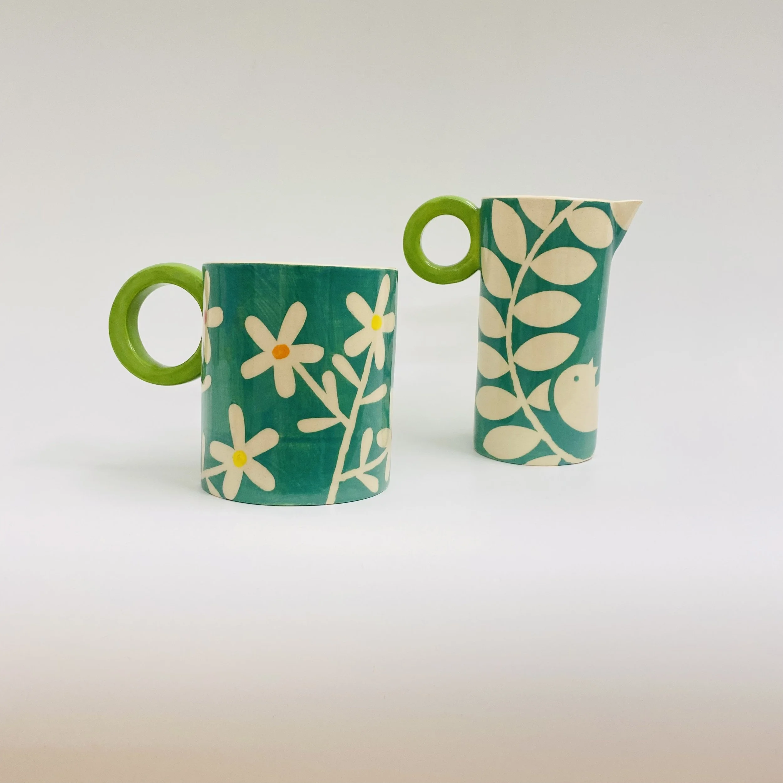 New collection of colourful ceramics for Autumn 2025, prices range from £30 to £72, please enquire for availability.