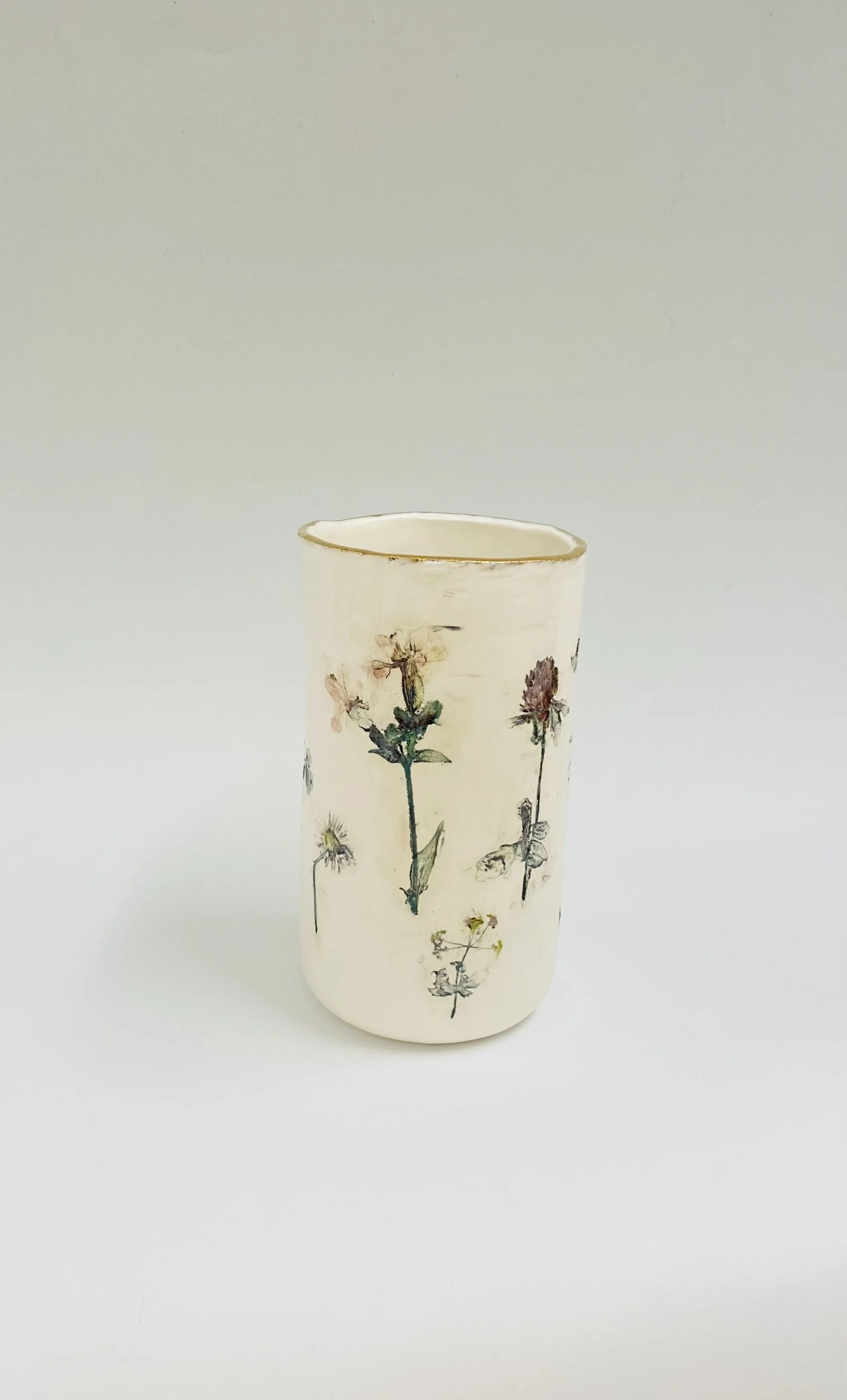 'St. Andrew's Church Covehithe' round vase, as per left, image 2