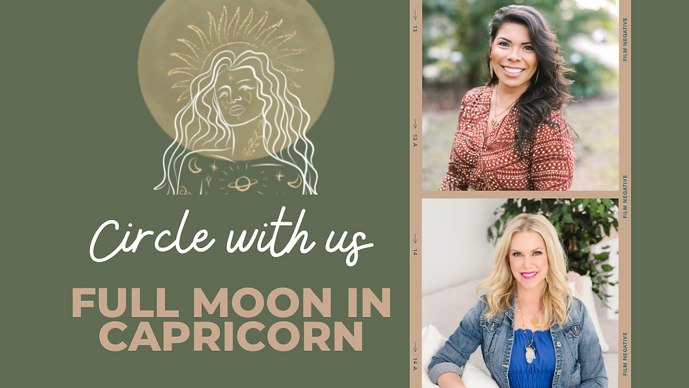 Ful Moon in Capricorn Circle