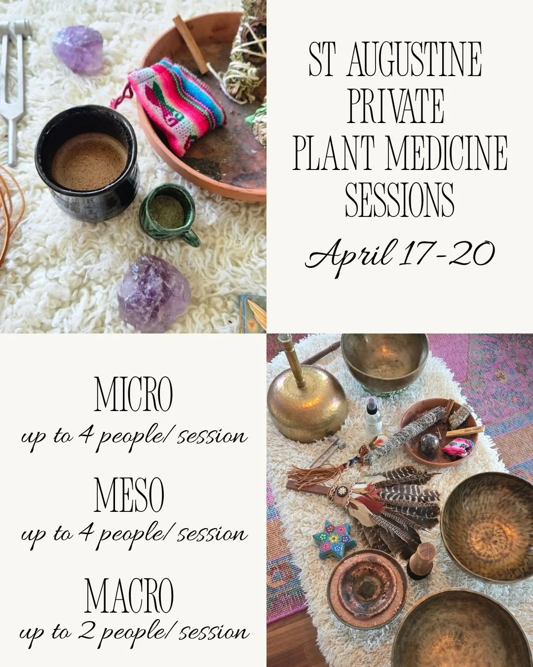 St Augustine Private Sessions