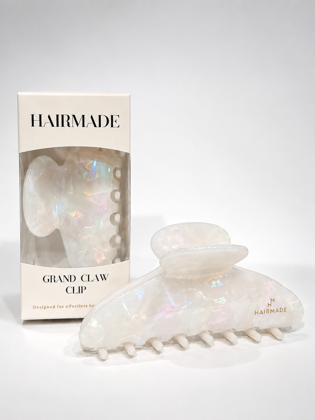 Grand Claw Clip - Cream
