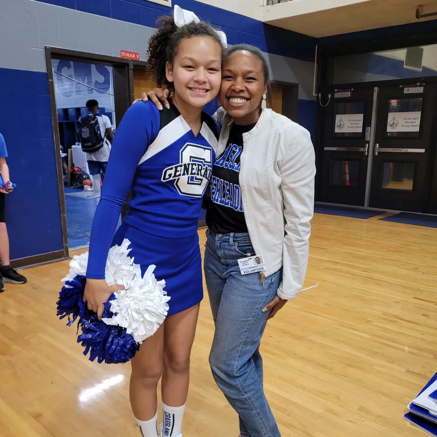 Two fun things: Syd made the varsity b-ball cheer&nbsp;team and tonight was her first games. She did a great job cheering on her teams. It's been delightful watching her grow in leadership!&nbsp;

The second&nbsp;thing will only make sense to those w