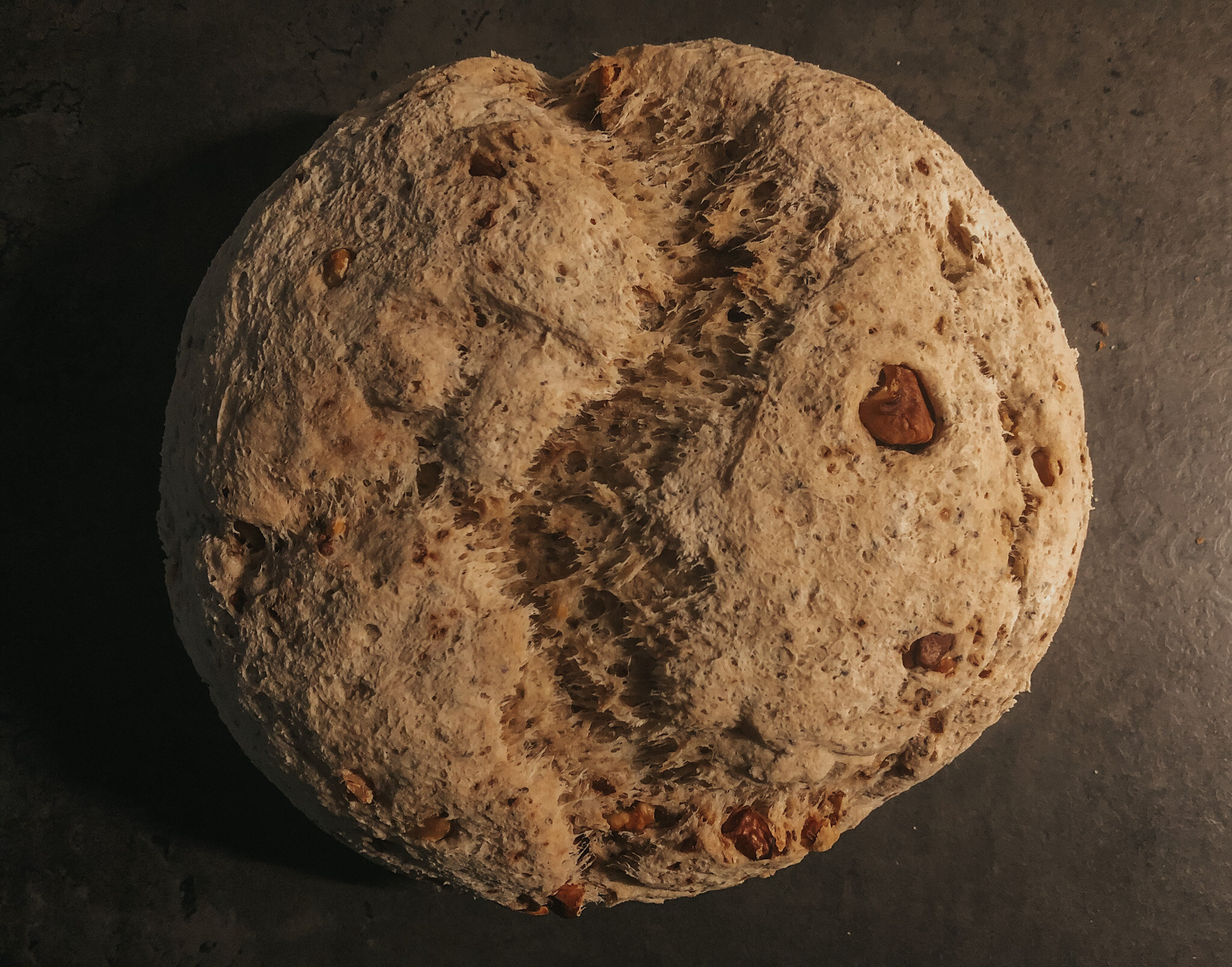 Pane senza glutine alle noci con lievito di birra