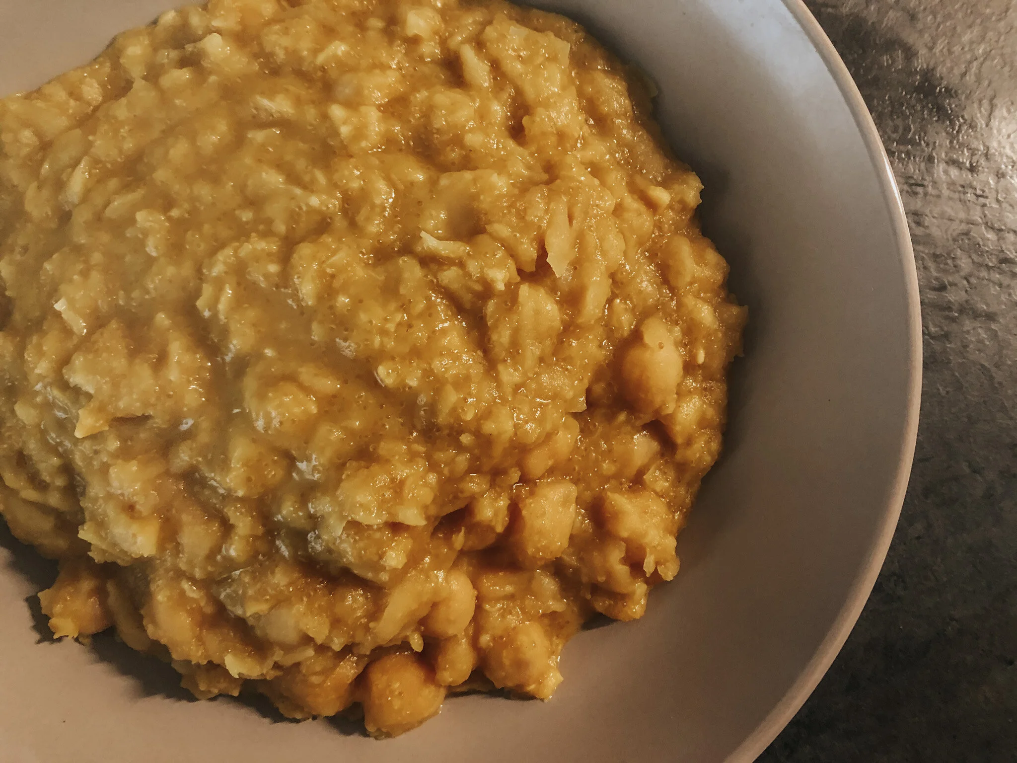 Zuppa di ceci e amaranto