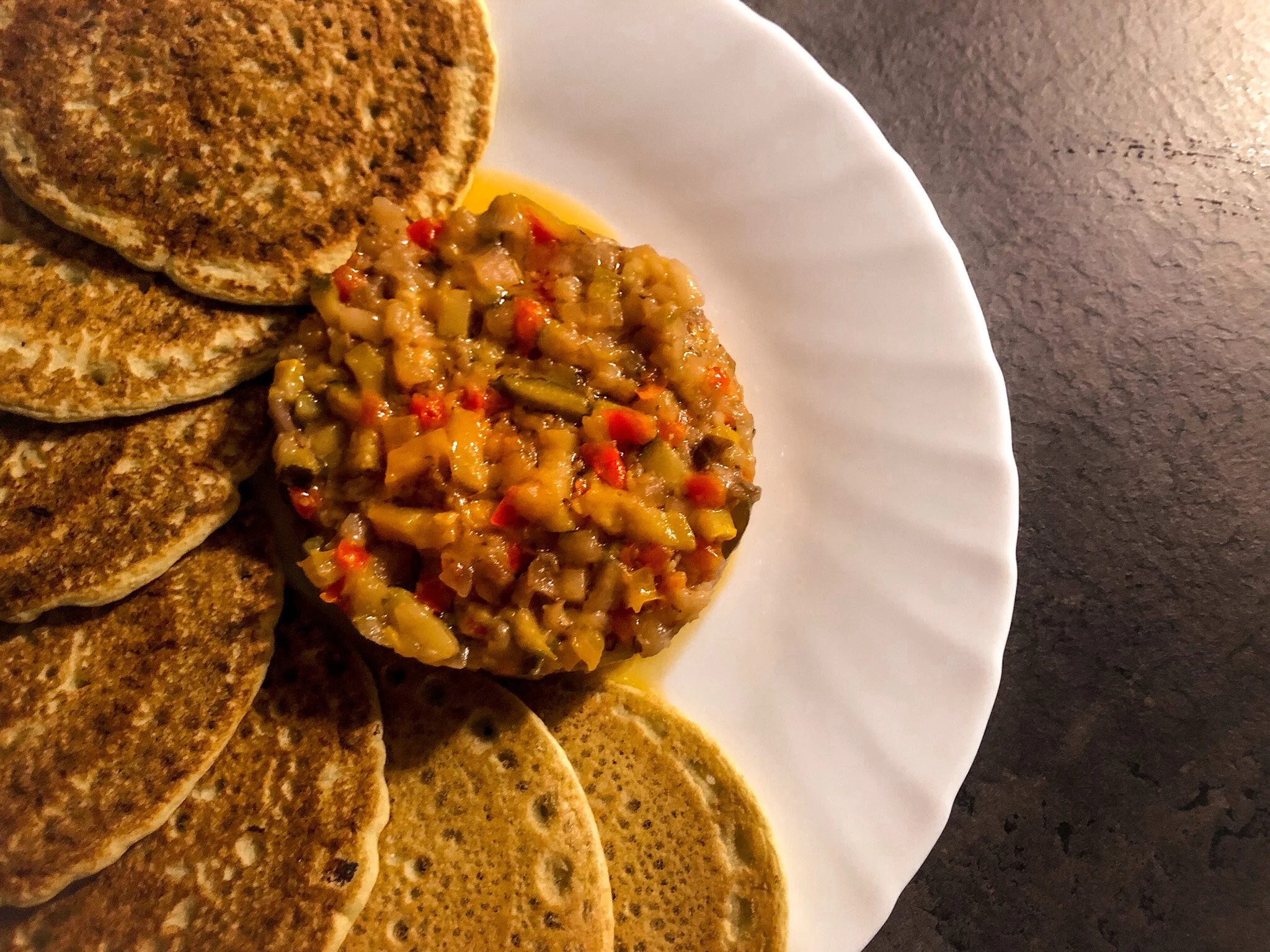 Pancake senza glutine vegan ai legumi