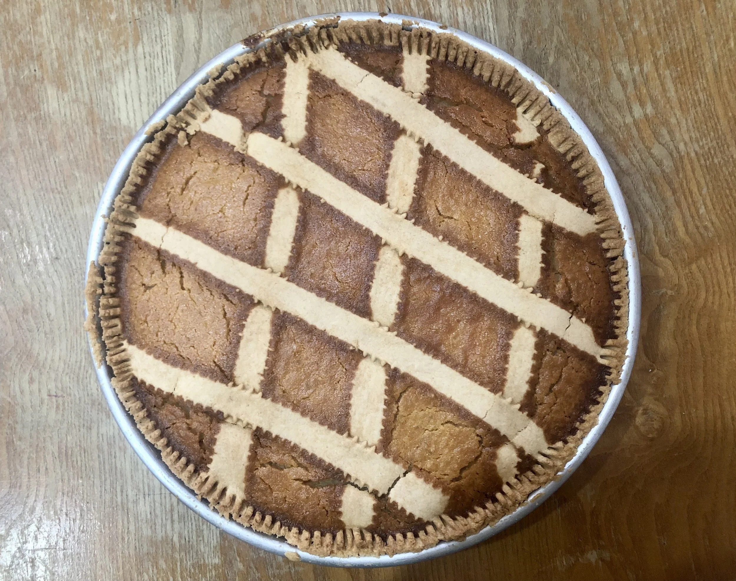 Pastiera napoletana senza glutine e senza derivati del latte