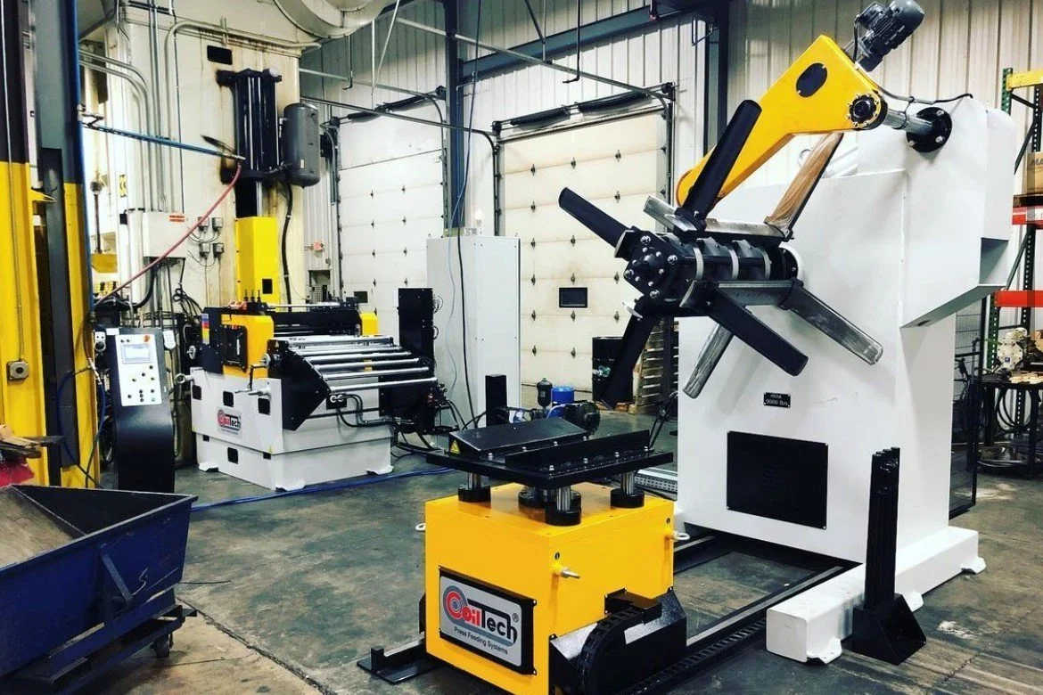 800mm Feeder Straightener installation
