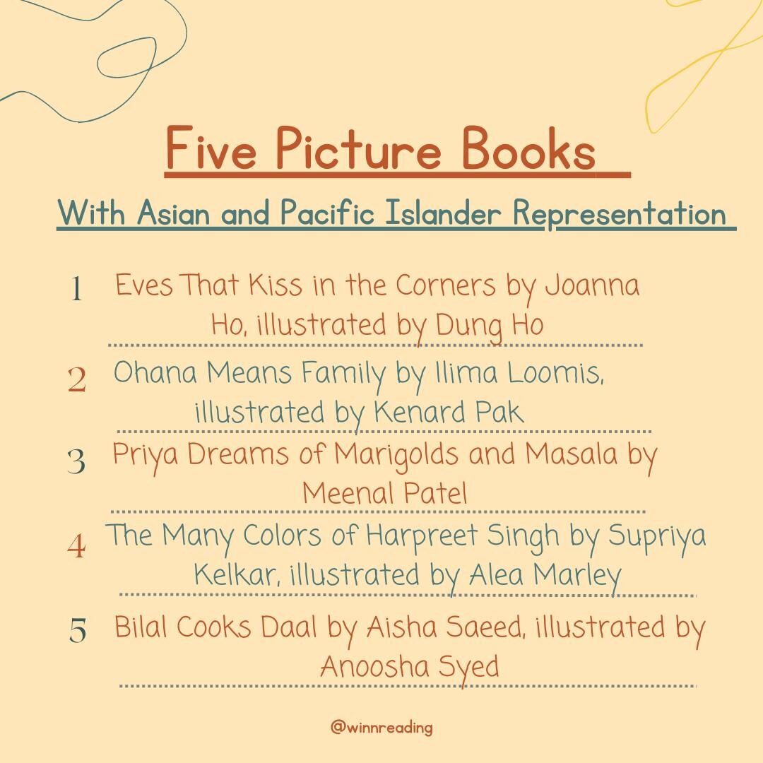 We&rsquo;re celebrating #AsianHeritageMonth by reading these five picture books with Asian and Pacific Islander representation.

These are perfect books to read with your early reader. 📚

#literacy #nonprofit #picturebooks #earlyreaders