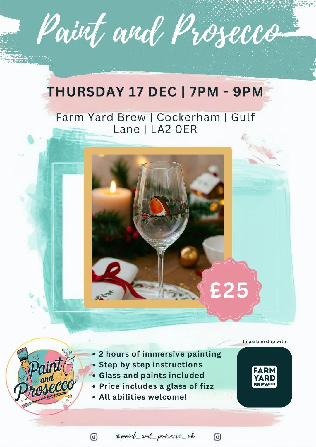 Paint &amp; Prosecco Evening! 🎨🖼️🖌️🥂